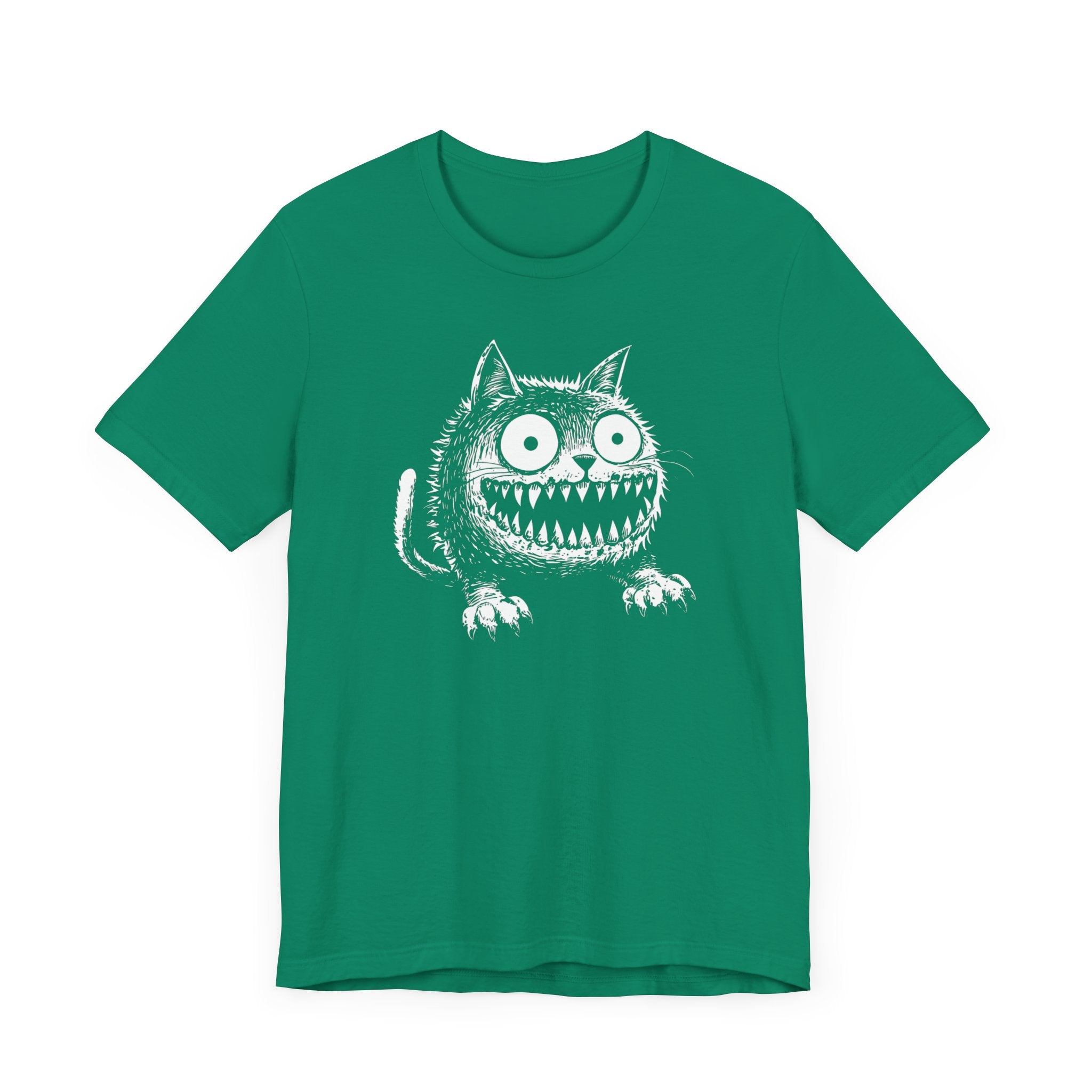 Grinning Creepy Cat T-Shirt