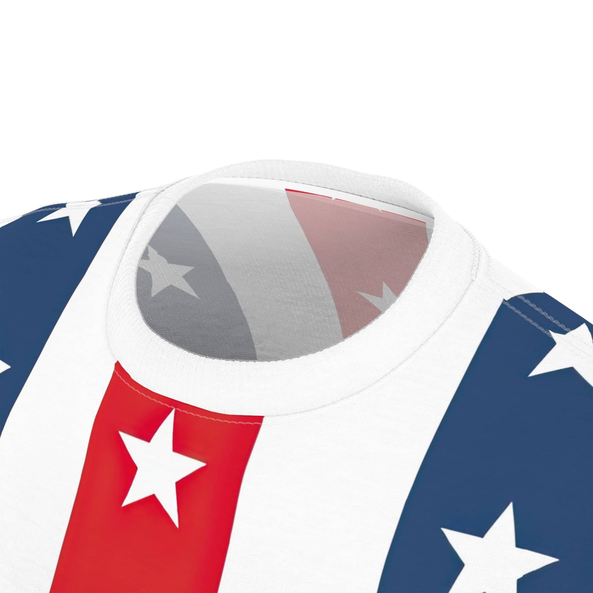 Liberty Stripes Unisex Cut & Sew Tee (AOP)