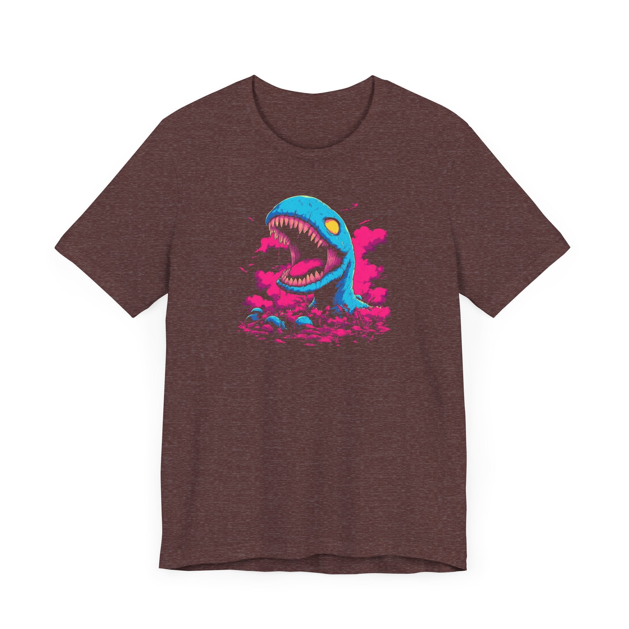 Neon Dino Roar Graphic Tee