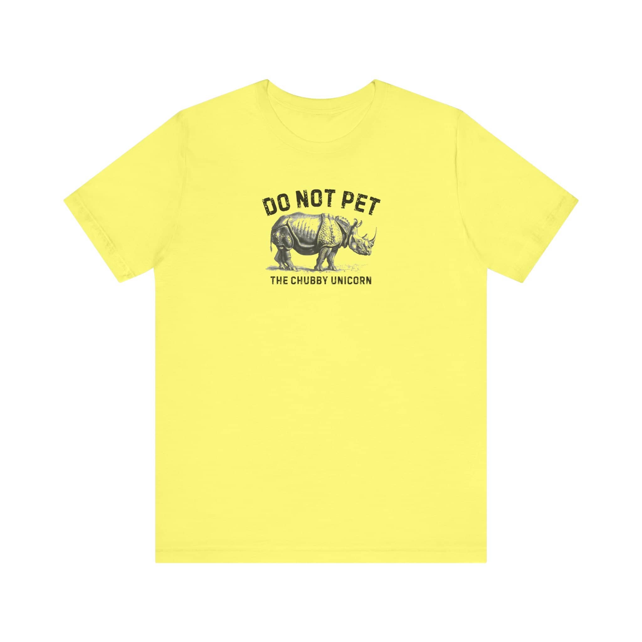 Do Not Pet The Chubby Unicorn Shirt Funny Rhino Lover Tee (XS to 5XL Edition)