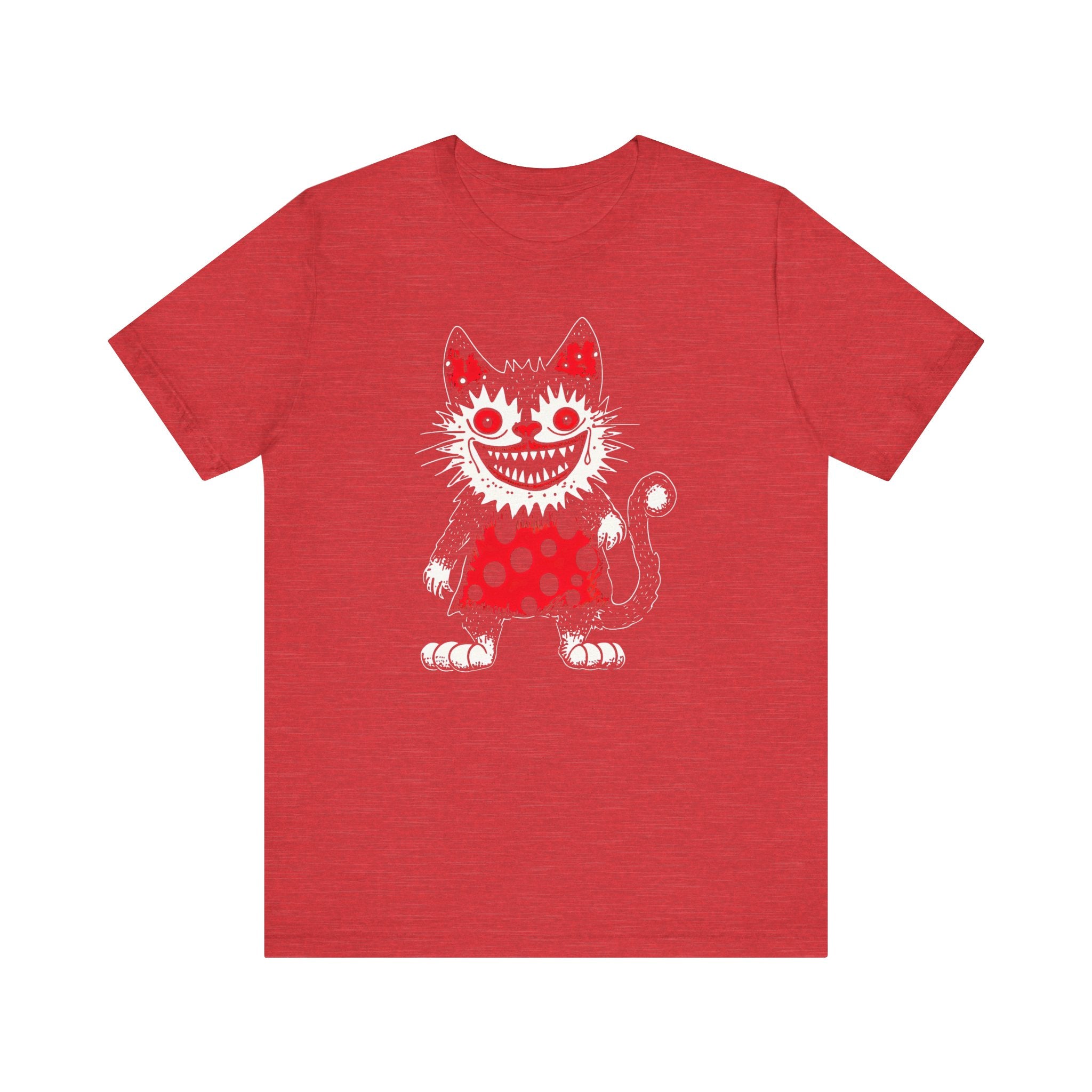 Creepy Polka Dot Cat T-Shirt