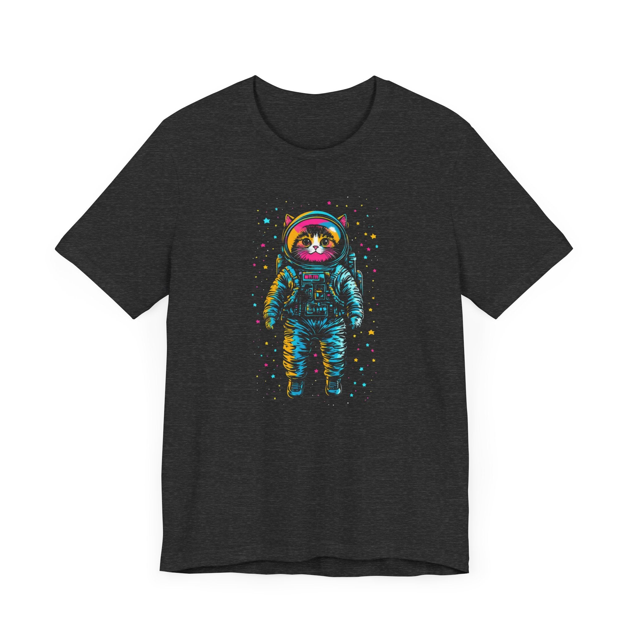 Neon Cosmic Catstronaut T-Shirt