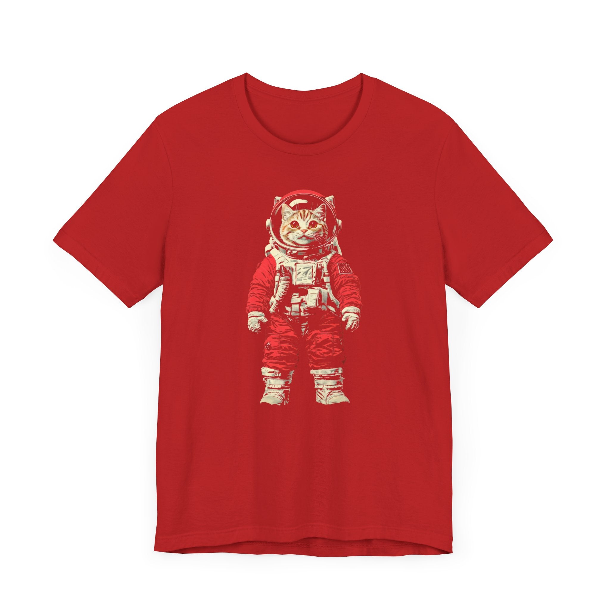 Adventurous Cat Astronaut Graphic Tee