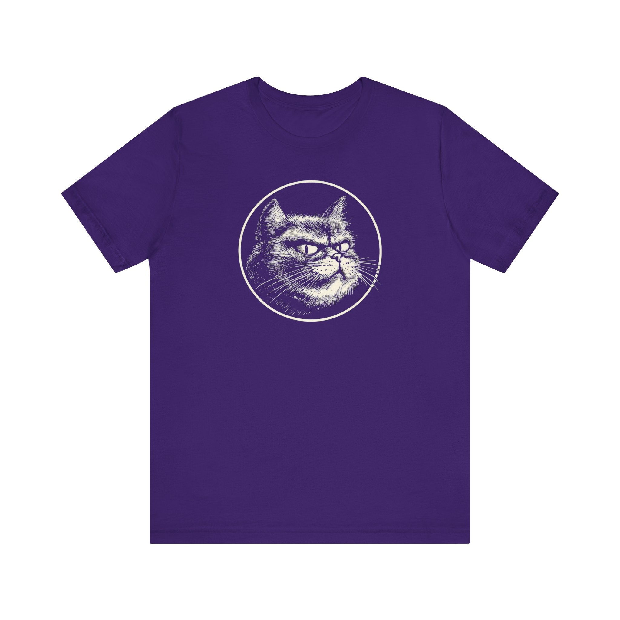 Grumpy Cat Graphic Tee – Vintage Style Cat Lover Shirt