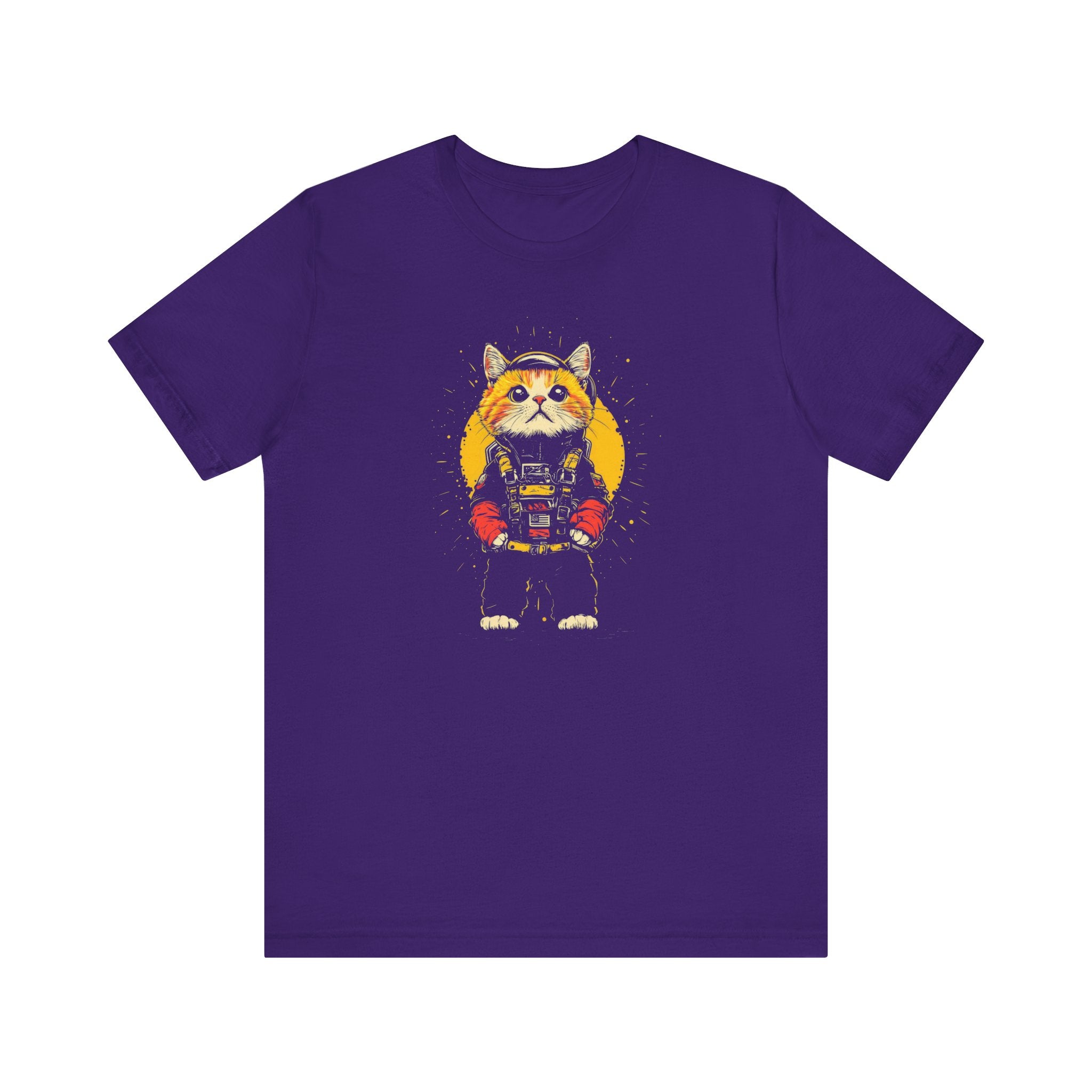 Space Cat Astronaut Graphic Tee