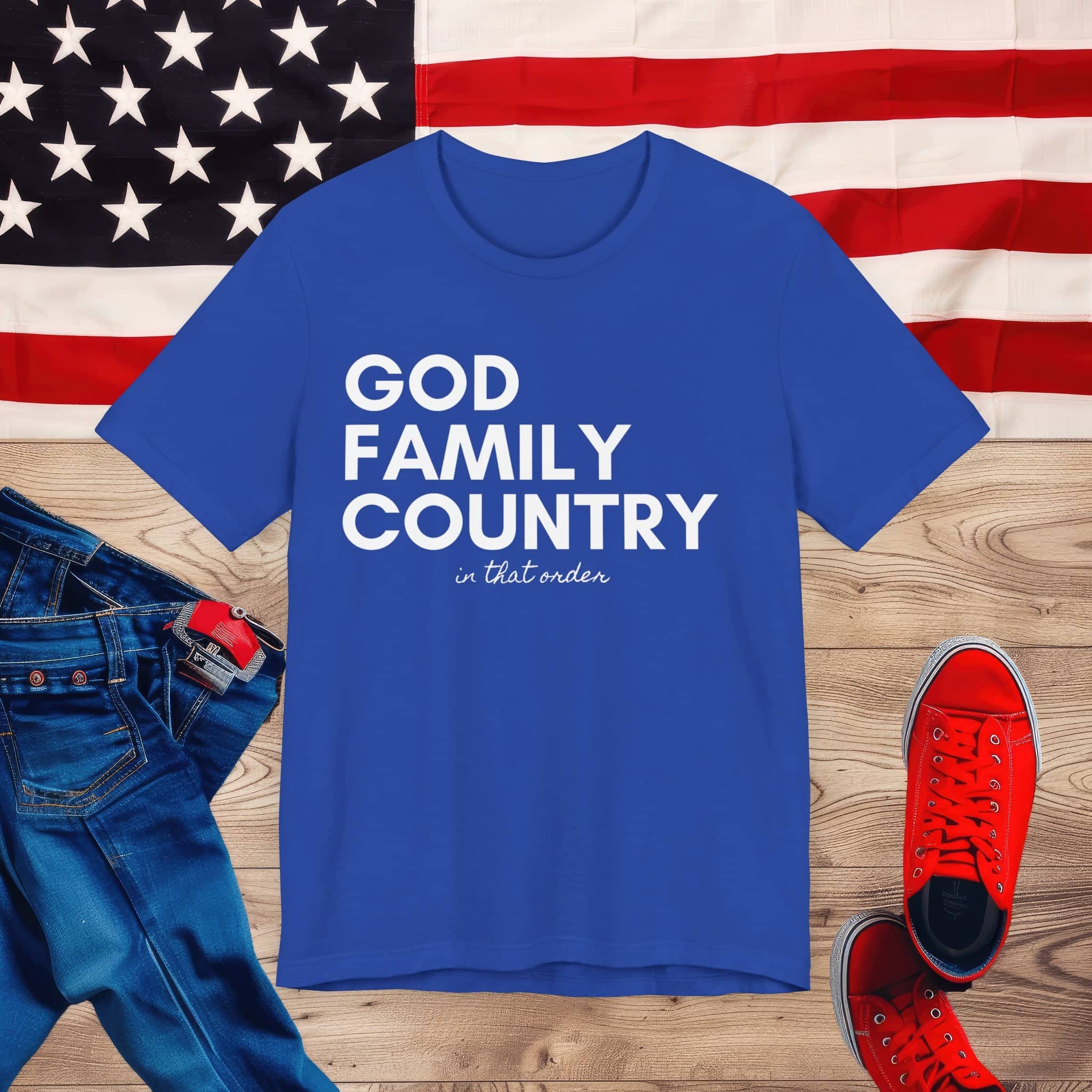 Foundational Values Tee Top Centered Unisex Jersey Short Sleeve Tee