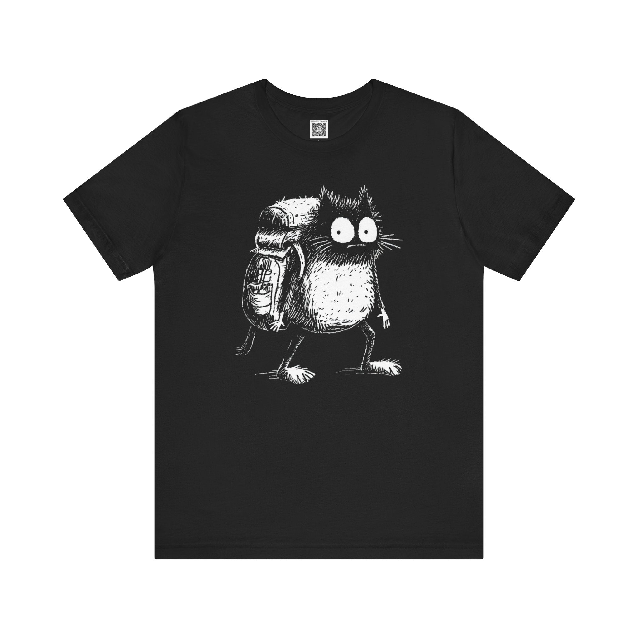 Whimsical Cat Backpack T-Shirt