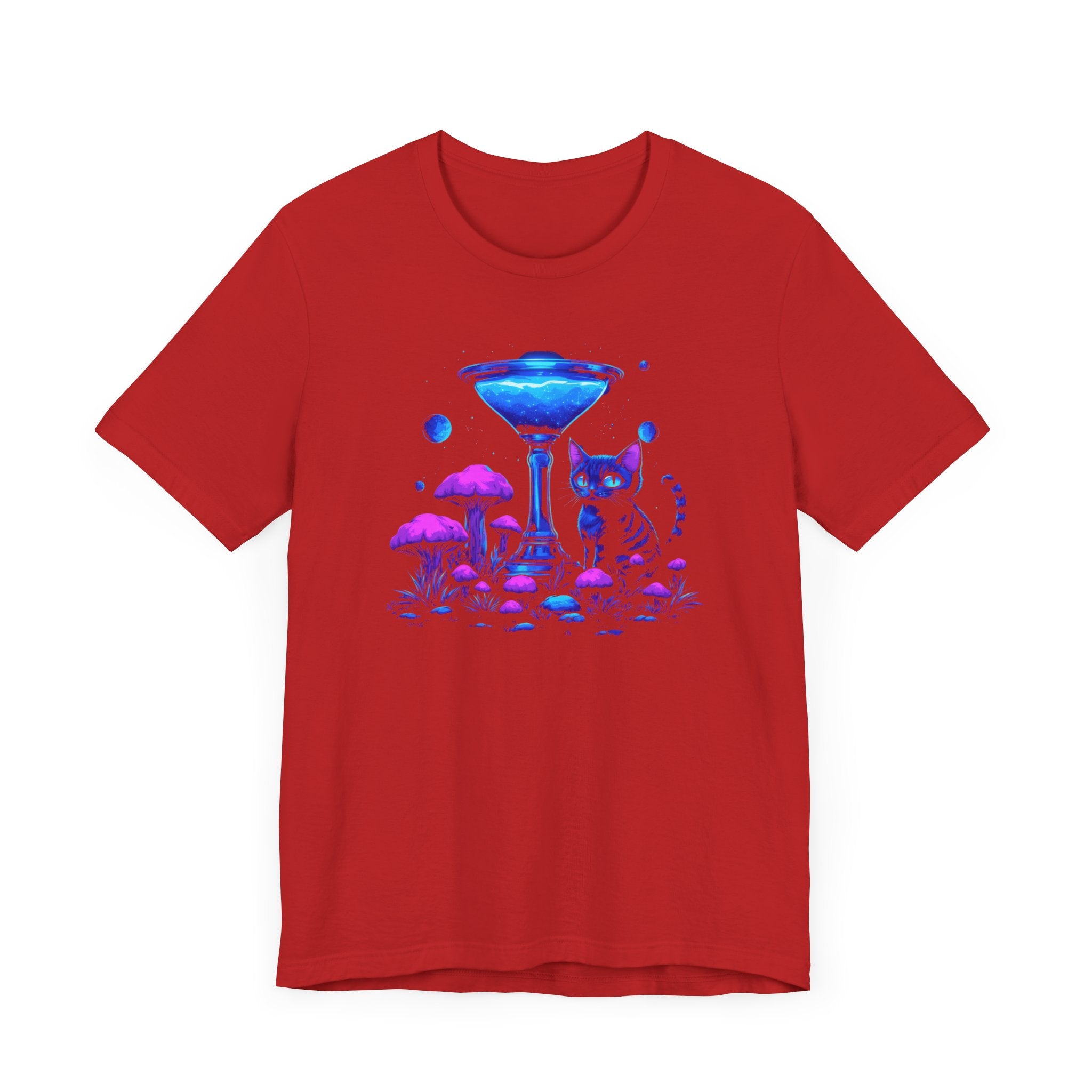 Mystical Neon Cat T-Shirt