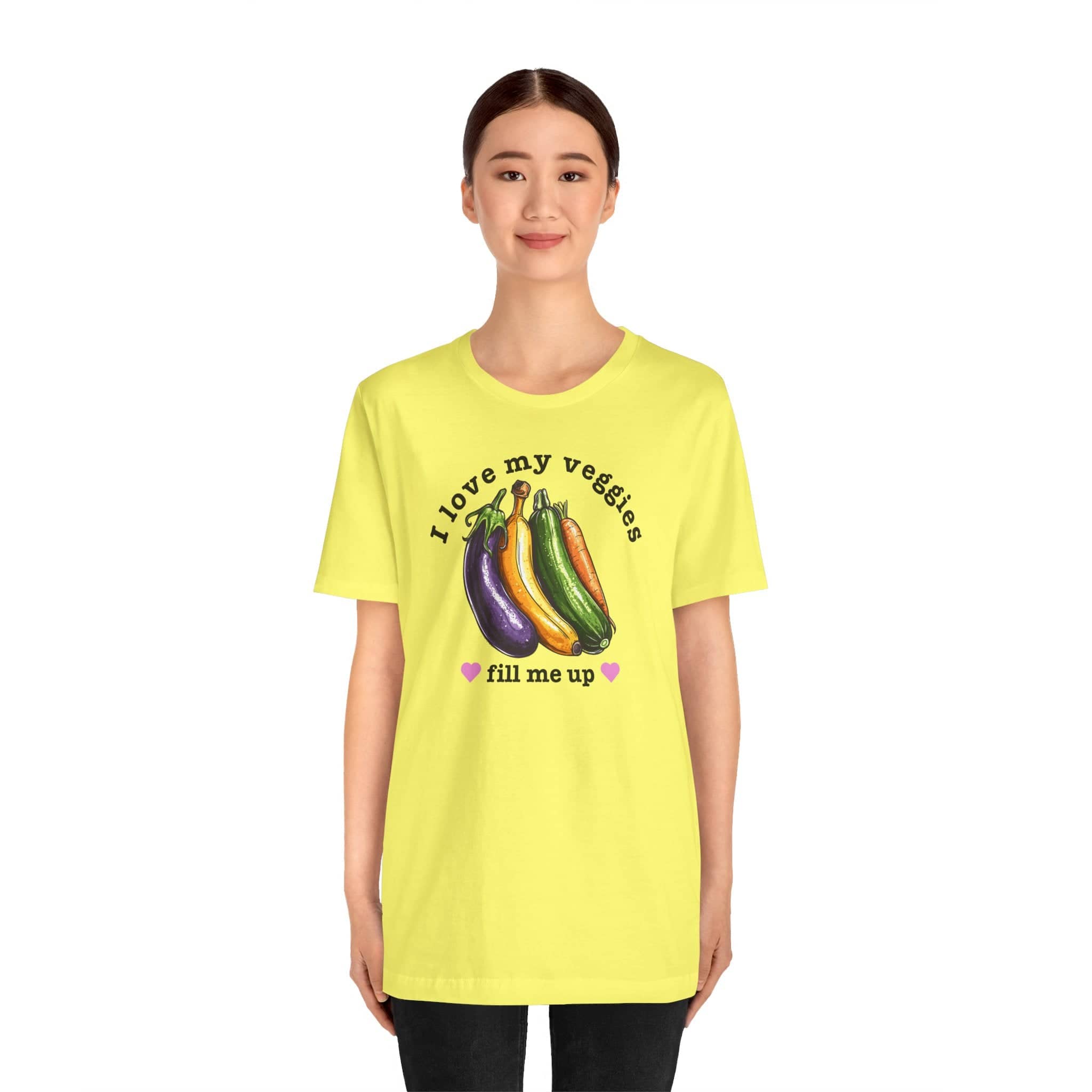 I Love My Veggies Fill Me Up Shirt Funny Vegetable Lover Tee