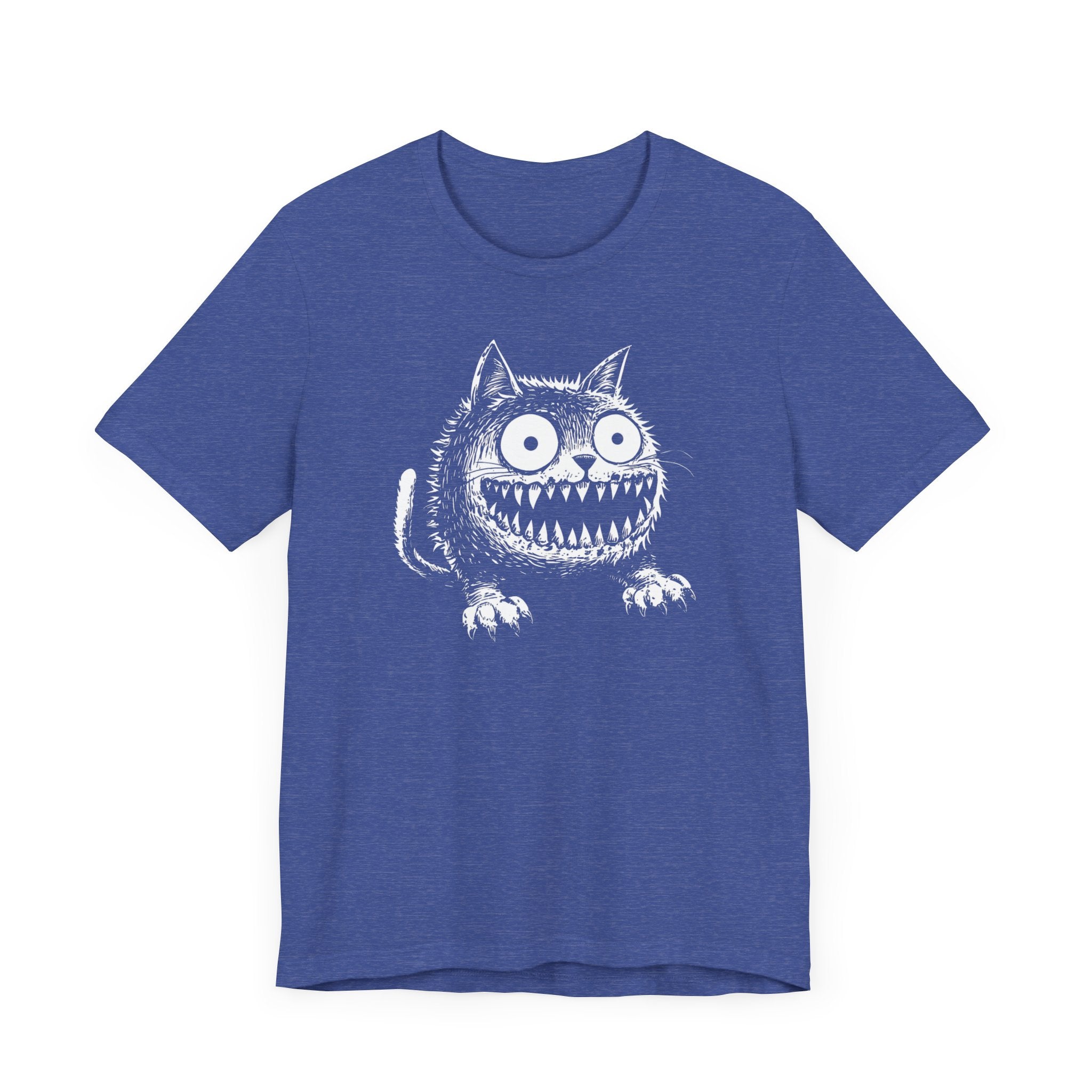 Grinning Creepy Cat T-Shirt
