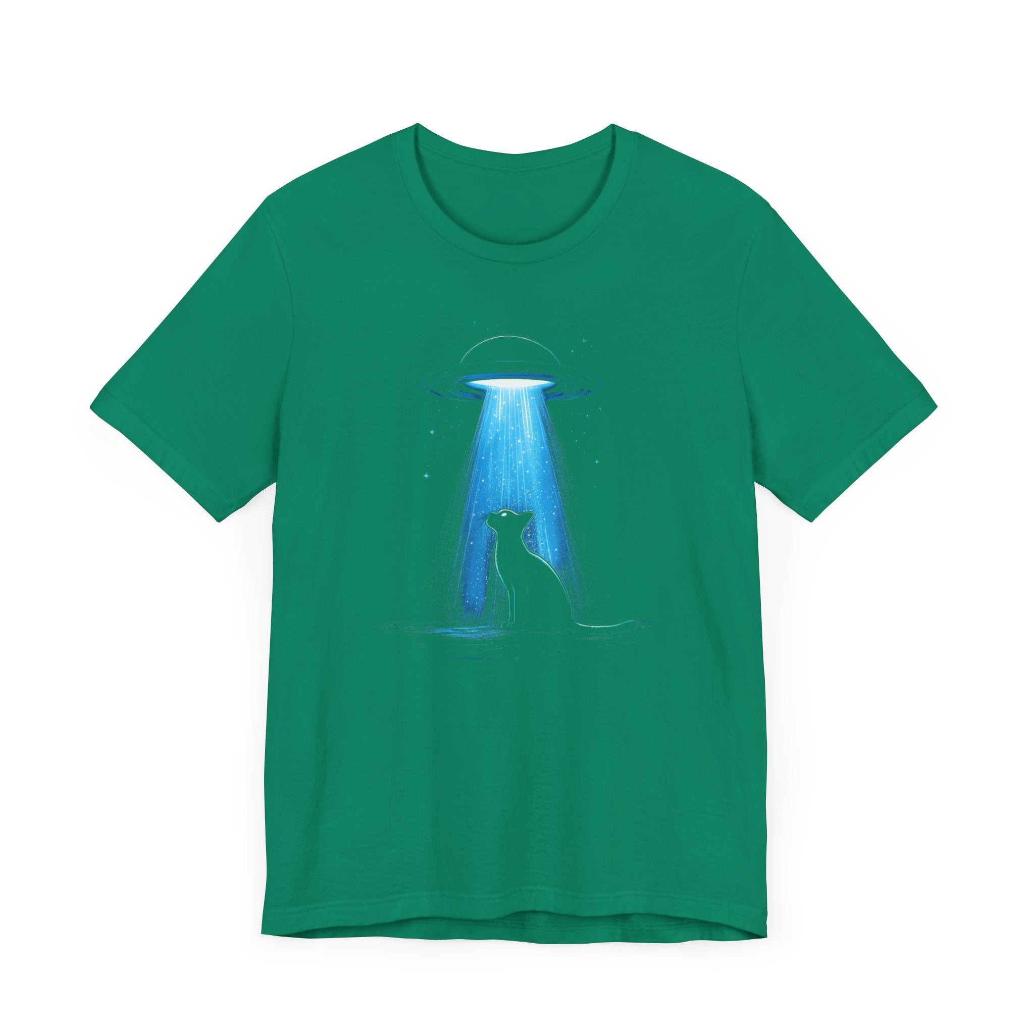 Alien Abduction Cat T-Shirt