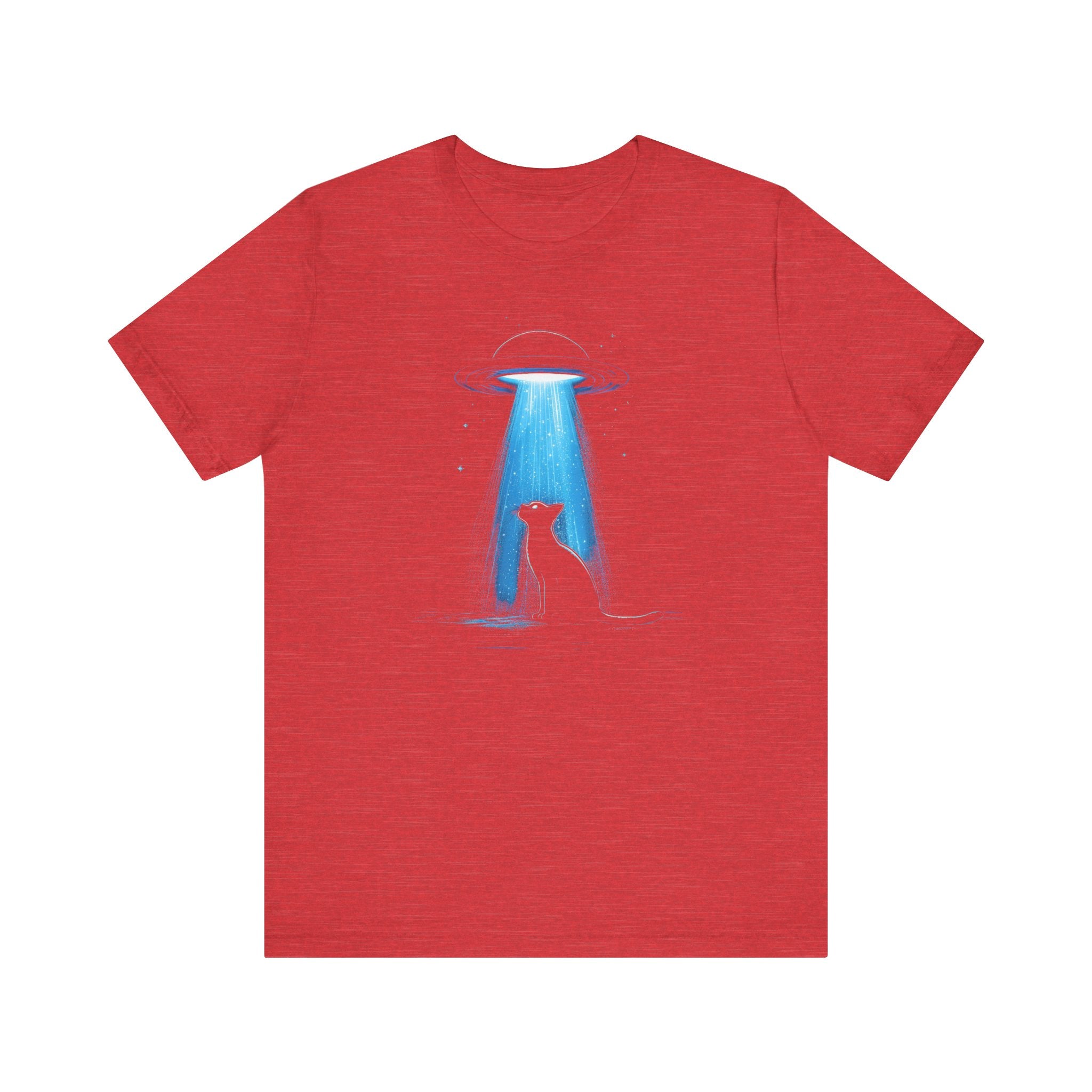 Alien Abduction Cat T-Shirt