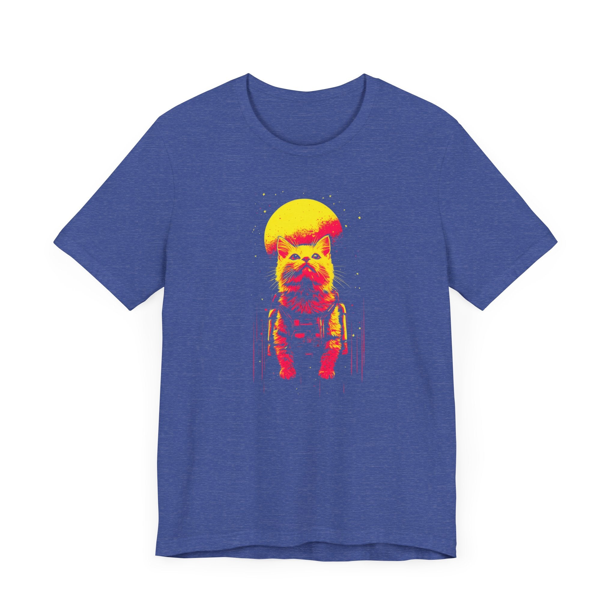 Neon Moon Astronaut Cat T-Shirt