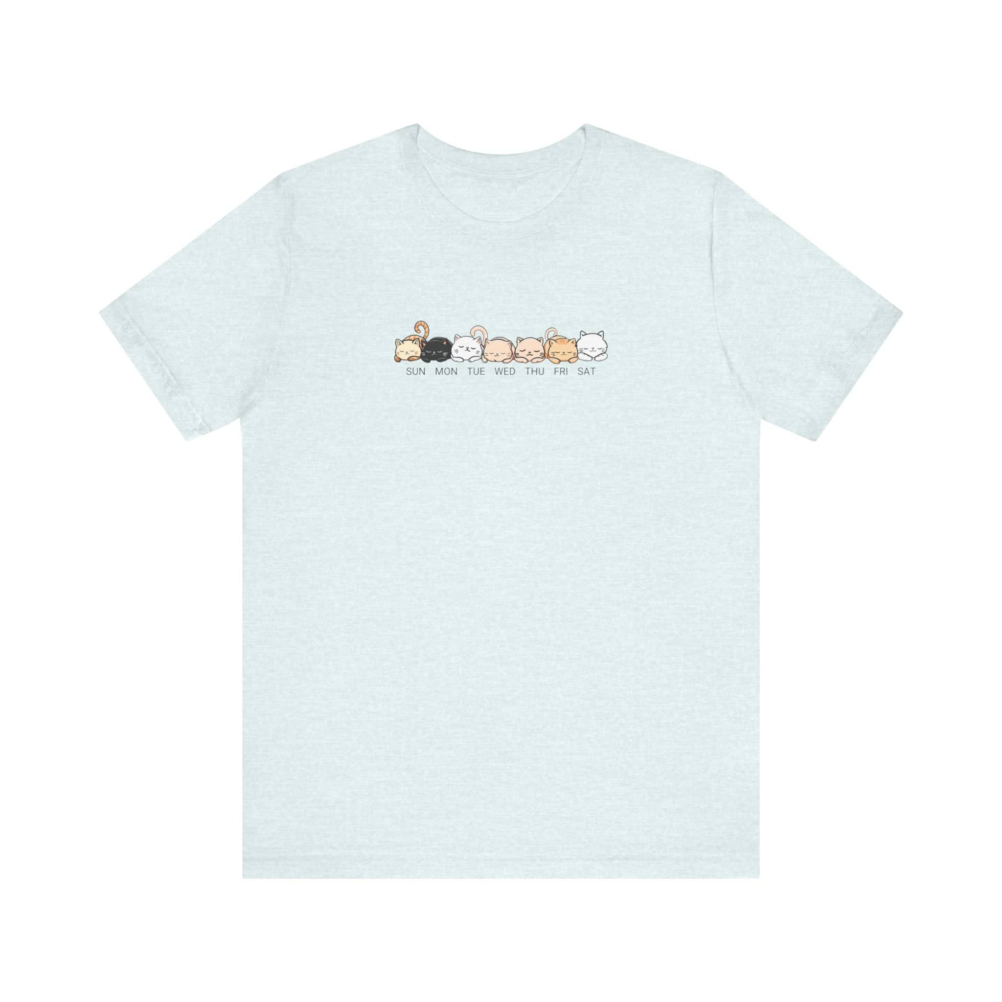 Weekly Cat Faces T-Shirt