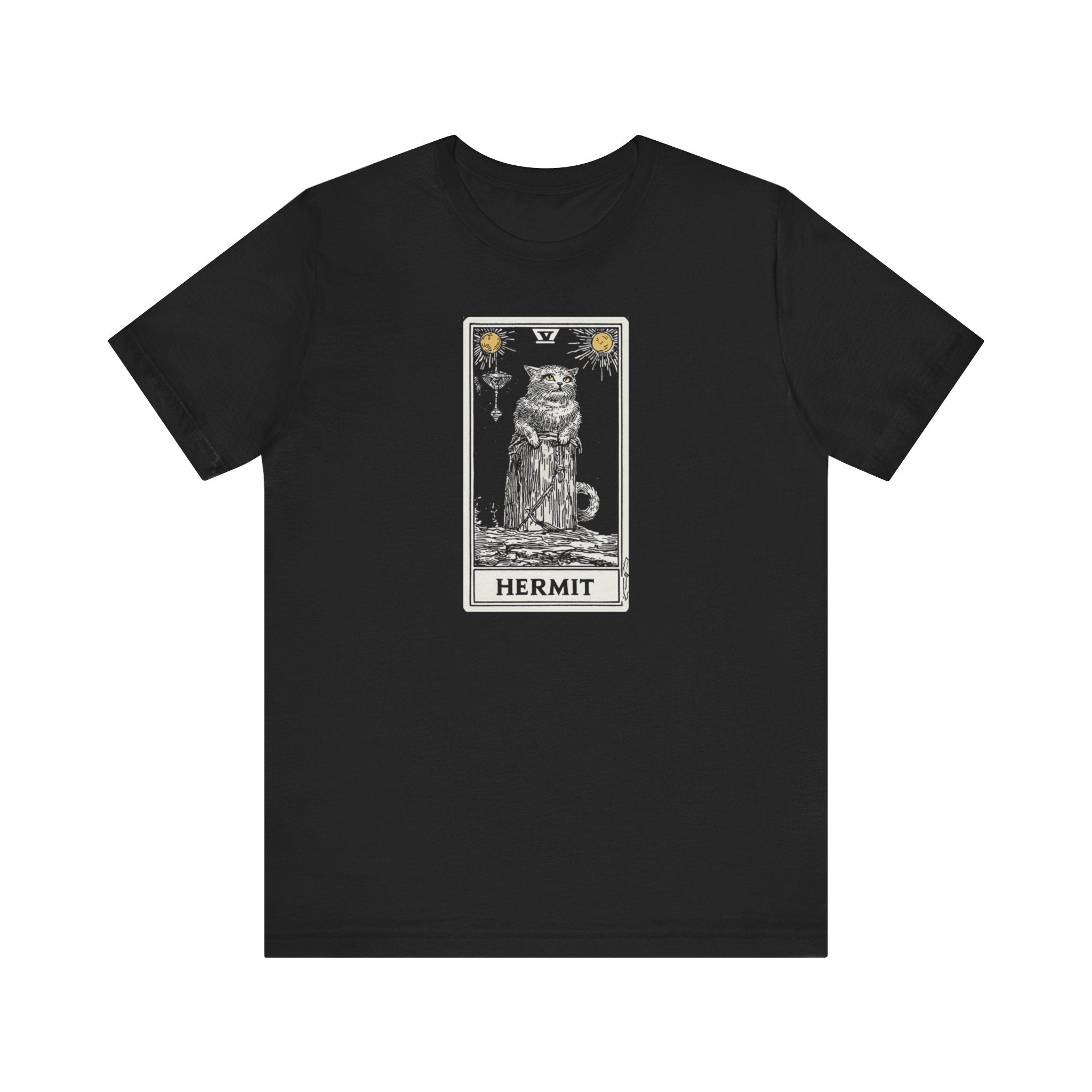 Hermit Tarot Cat T-Shirt