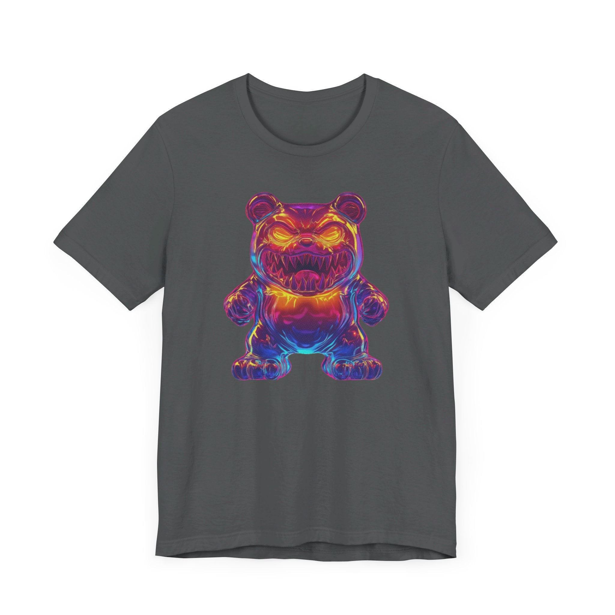 Neon Monster Bear T-Shirt Bold and Playful Design