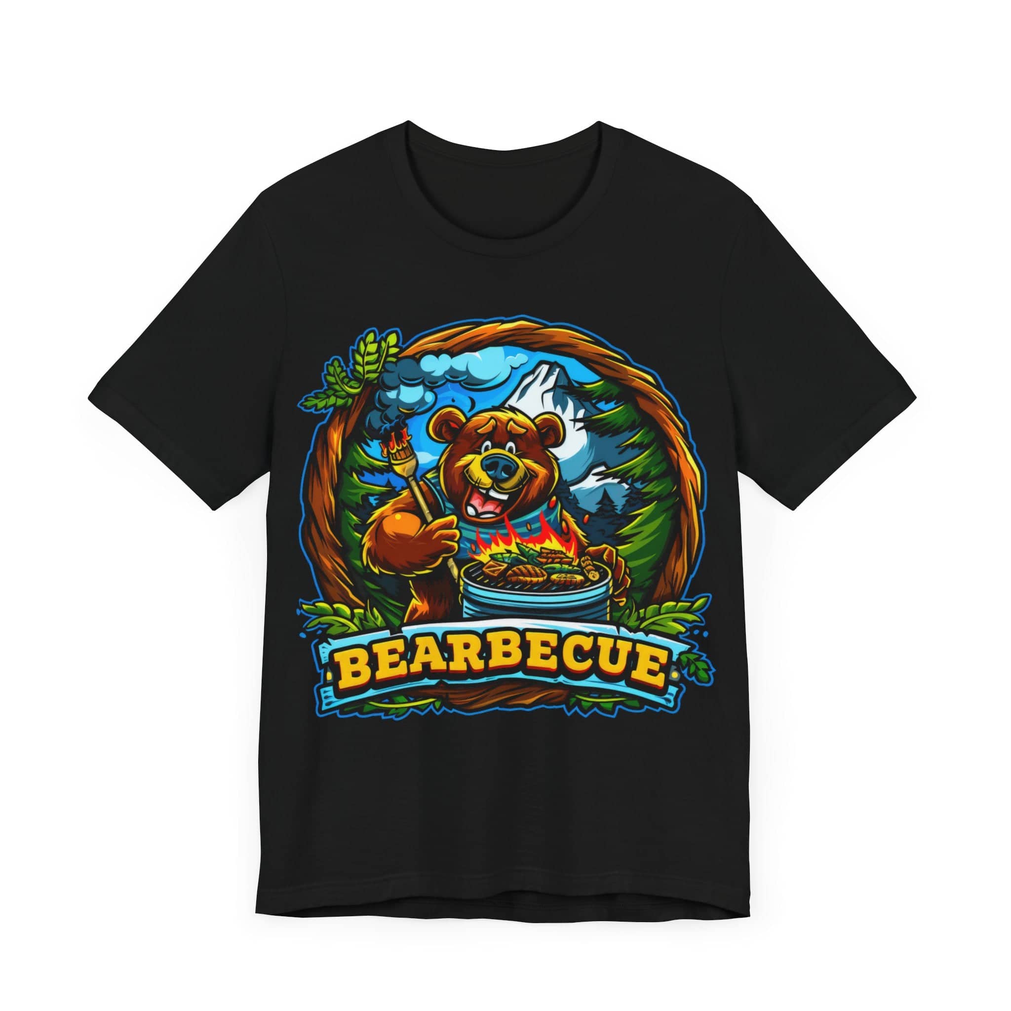 Bearbecue T-Shirt Funny BBQ Bear Lover Tee