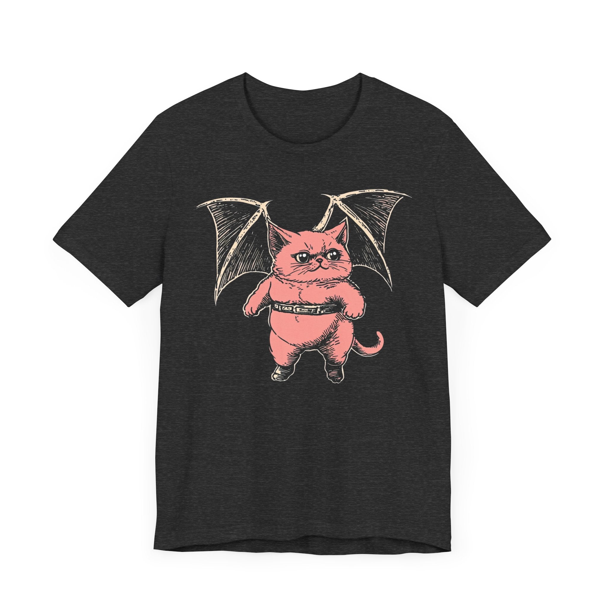 Bat-Winged Cat Graphic Tee