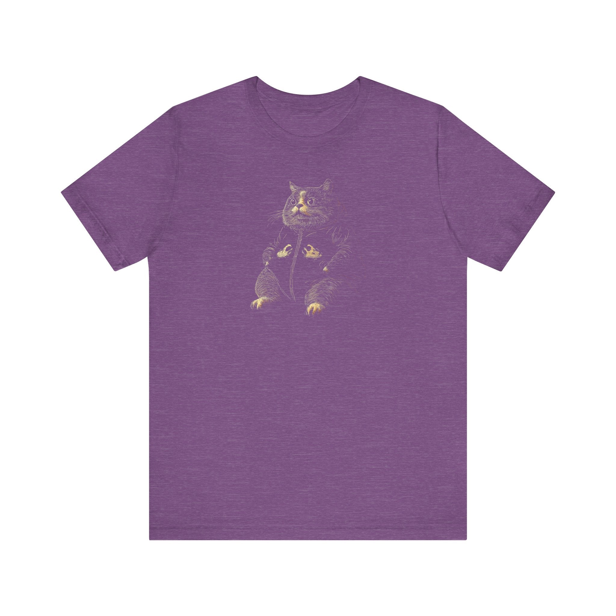 Chubby Cat Hoodie Graphic T-Shirt
