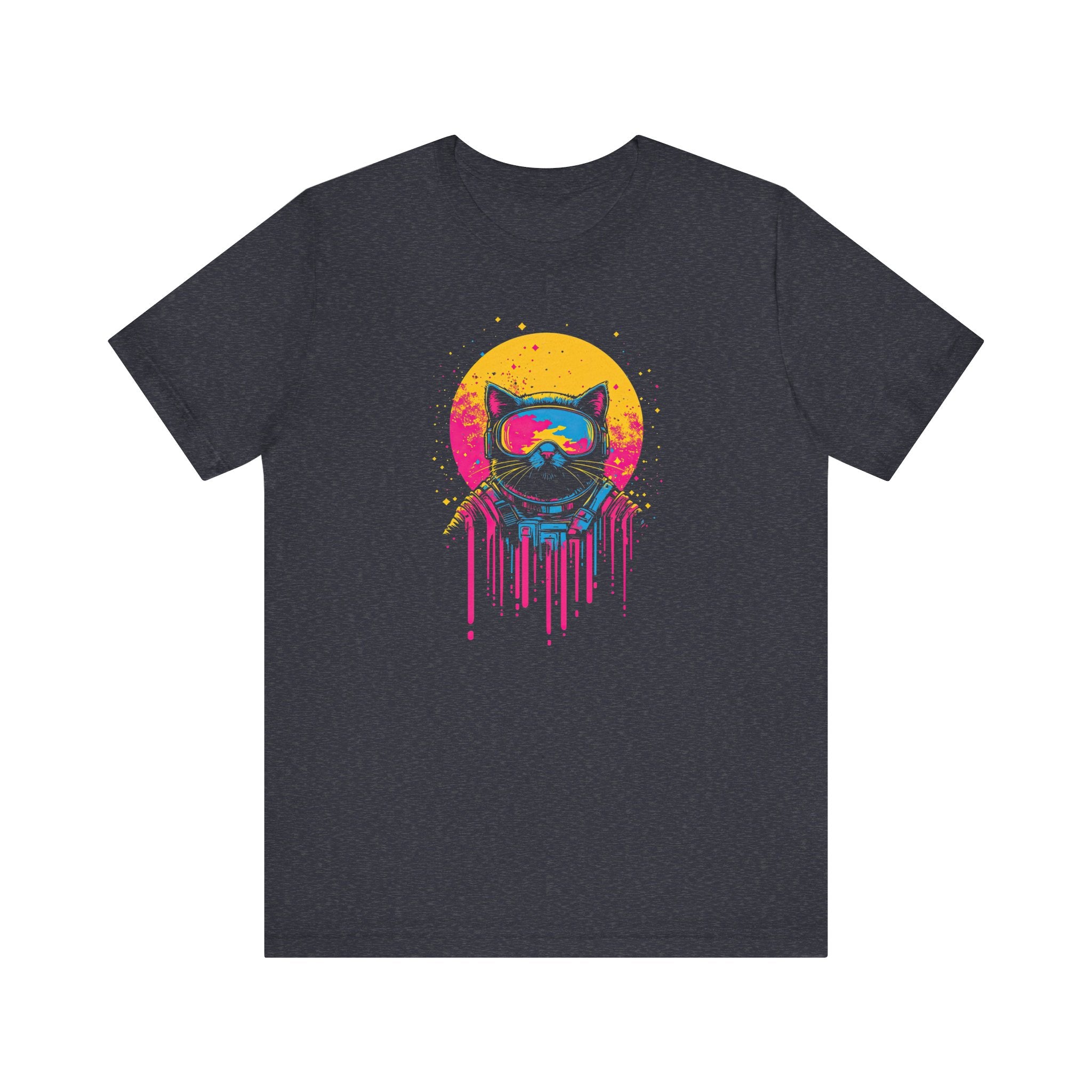 Retro Futuristic Cat T-Shirt