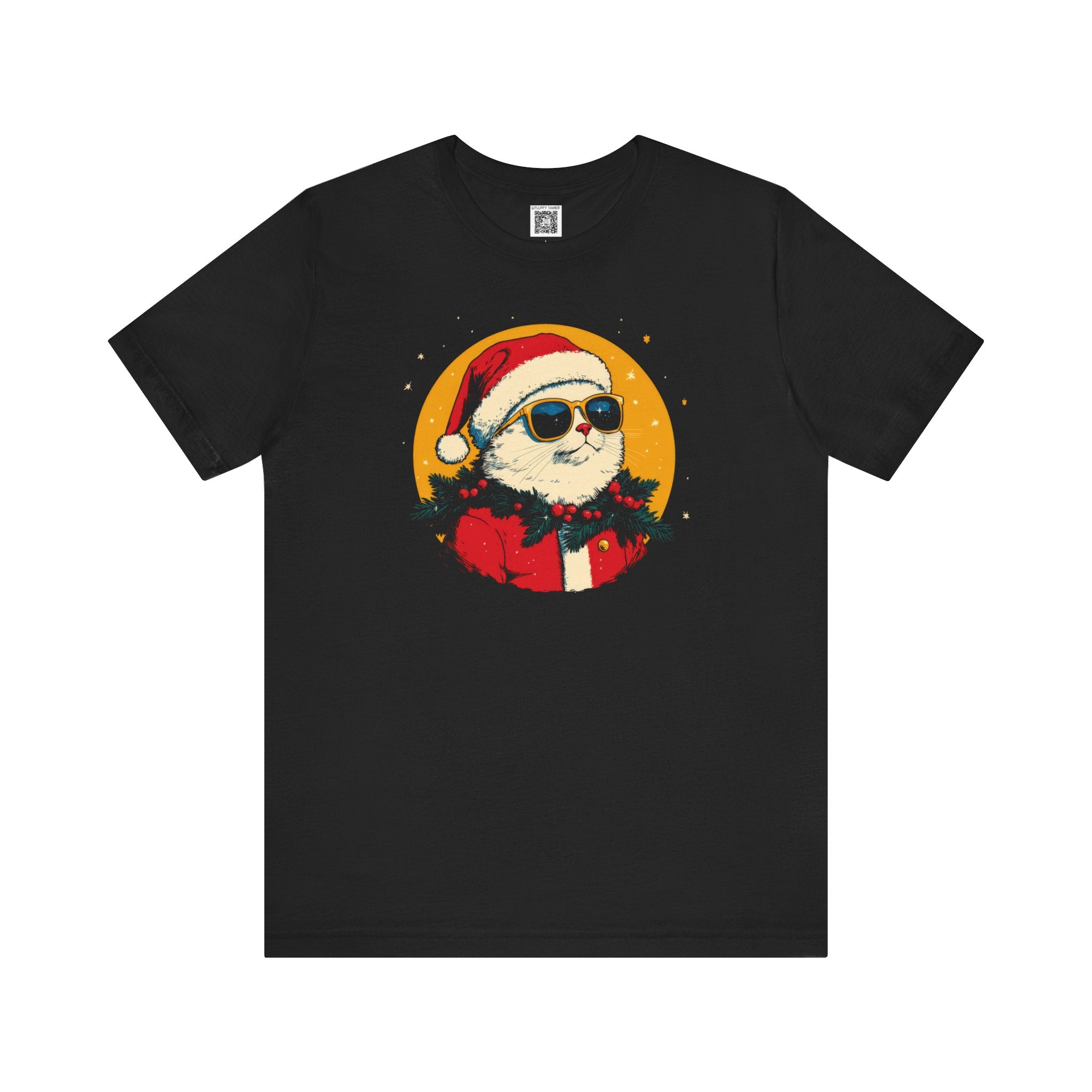 Cool Santa Cat T-Shirt