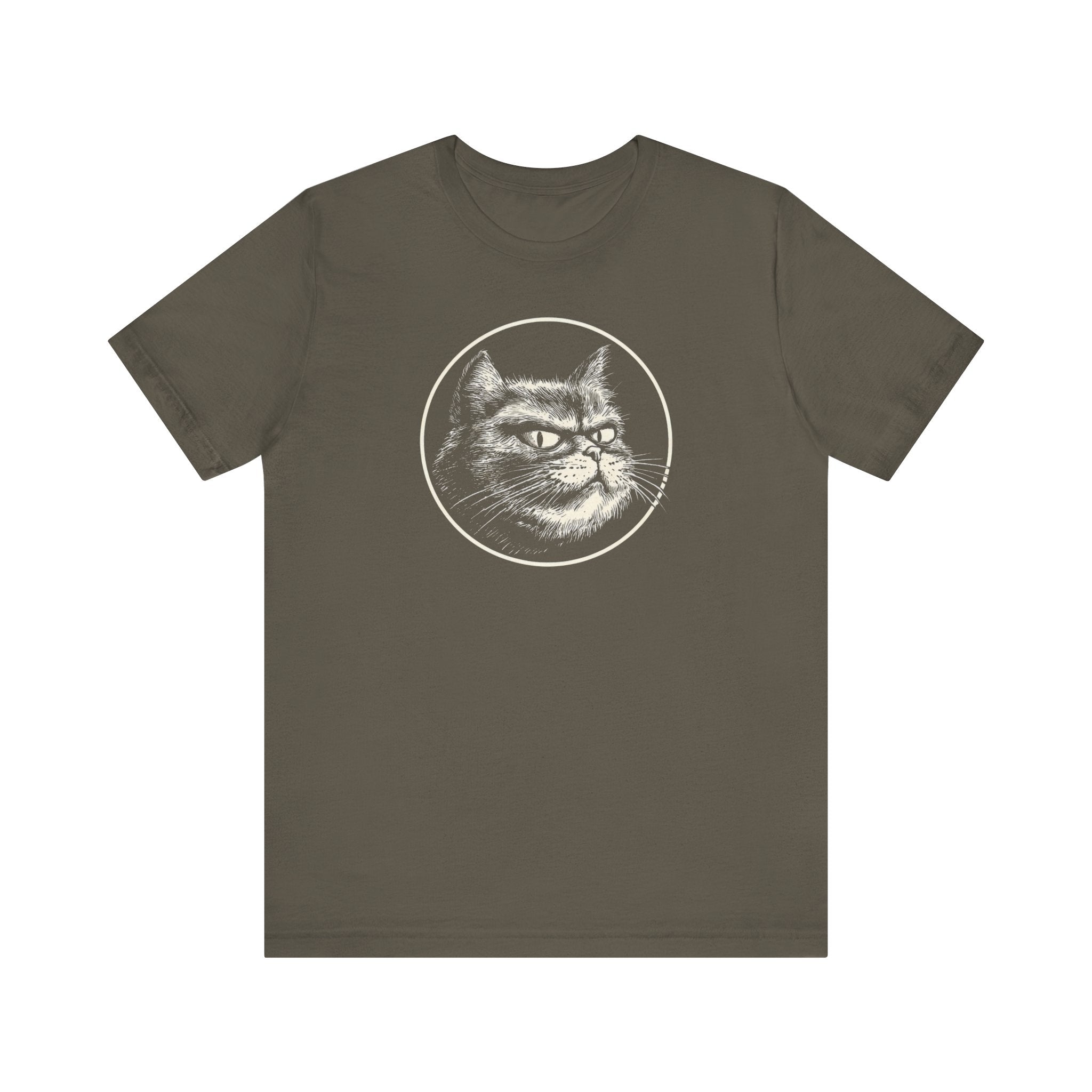 Grumpy Cat Graphic Tee – Vintage Style Cat Lover Shirt