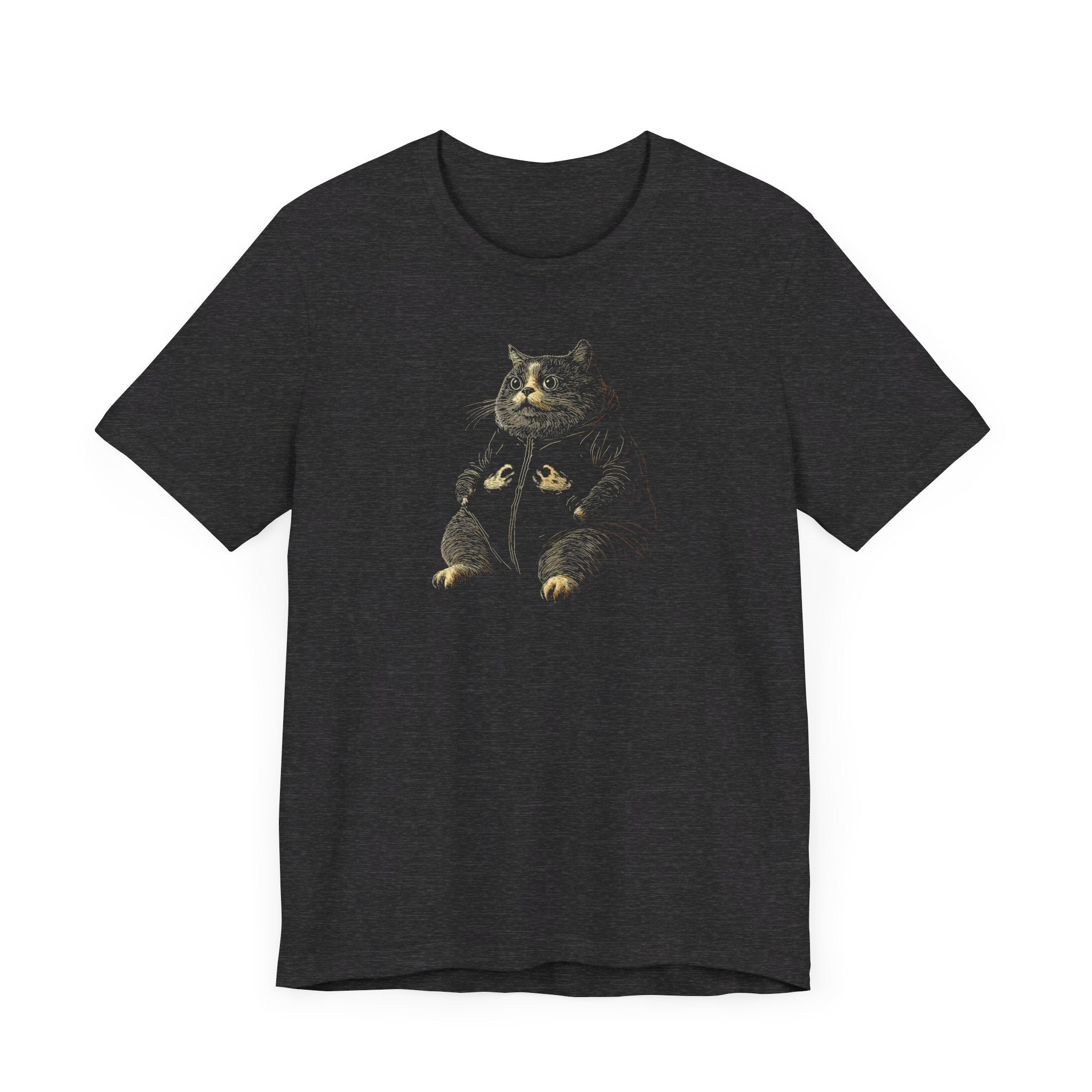 Chubby Cat Hoodie Graphic T-Shirt
