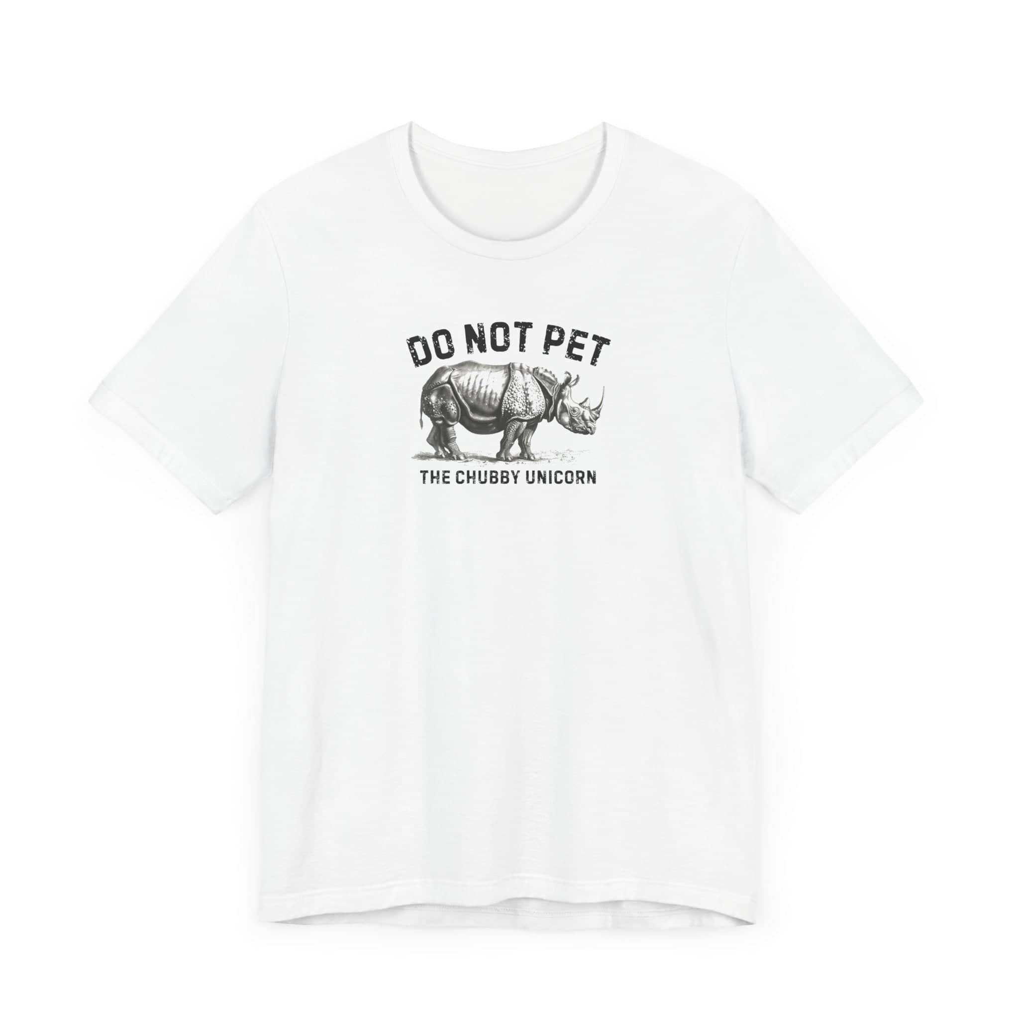 Do Not Pet The Chubby Unicorn Shirt Funny Rhino Lover Tee (XS to 5XL Edition)