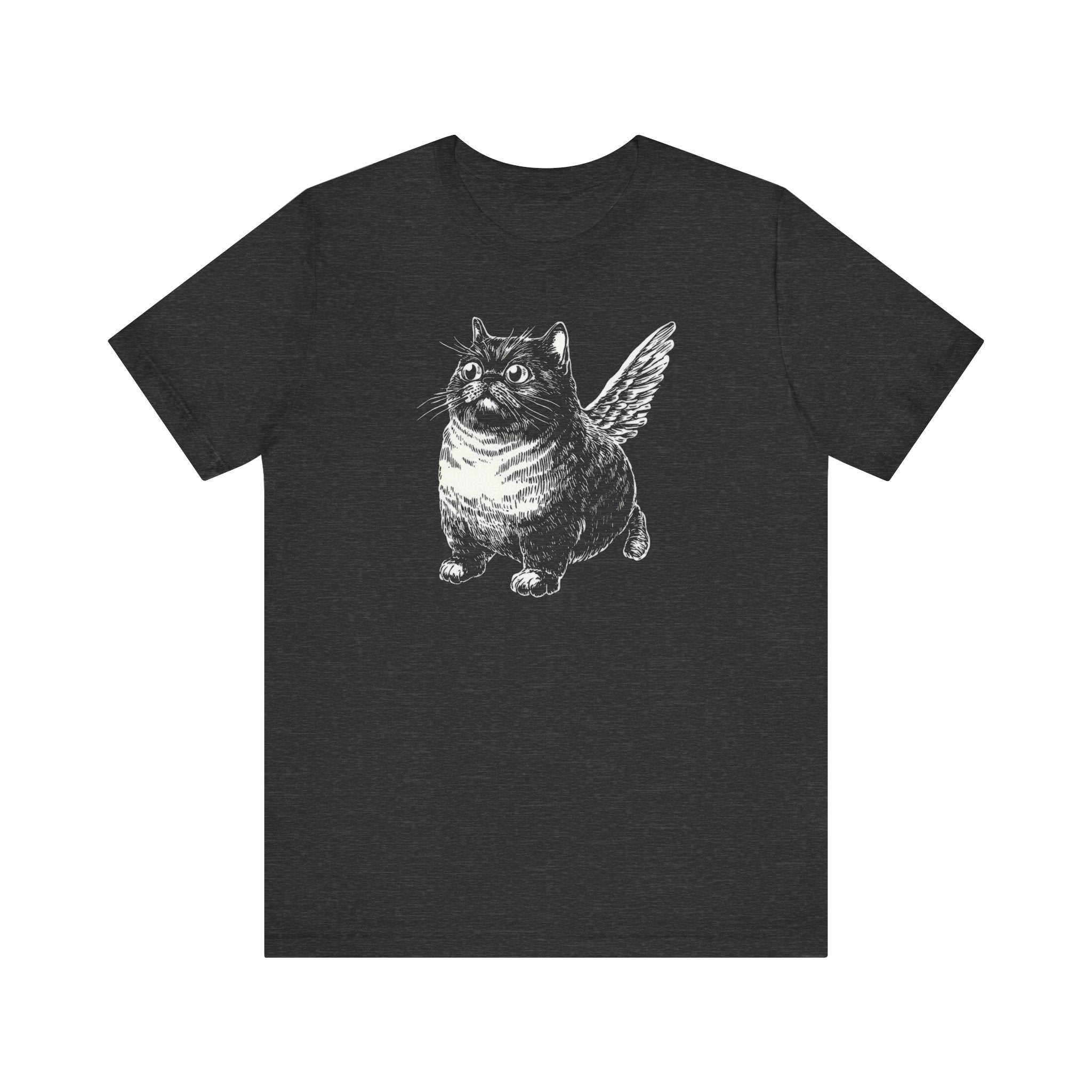 Whimsical Winged Cat T-Shirt