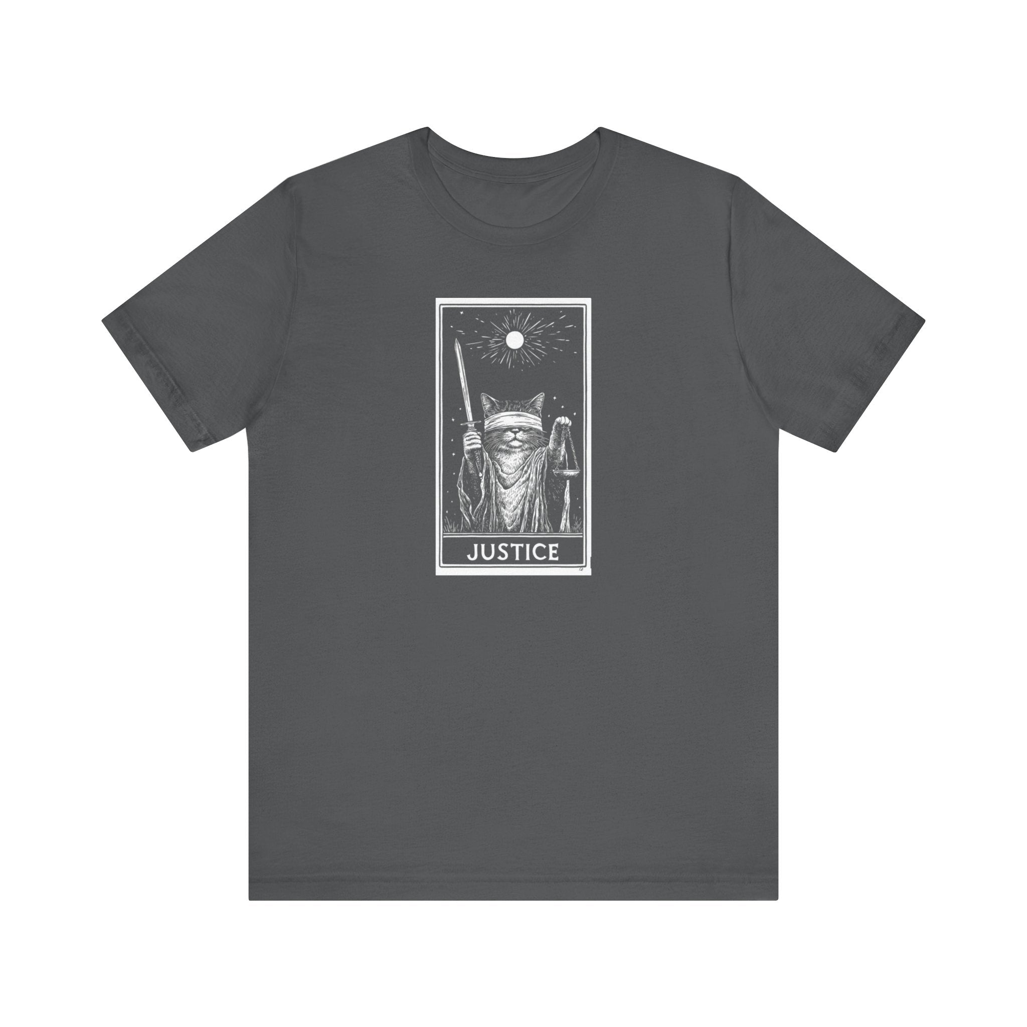 Justice Tarot Cat T-Shirt