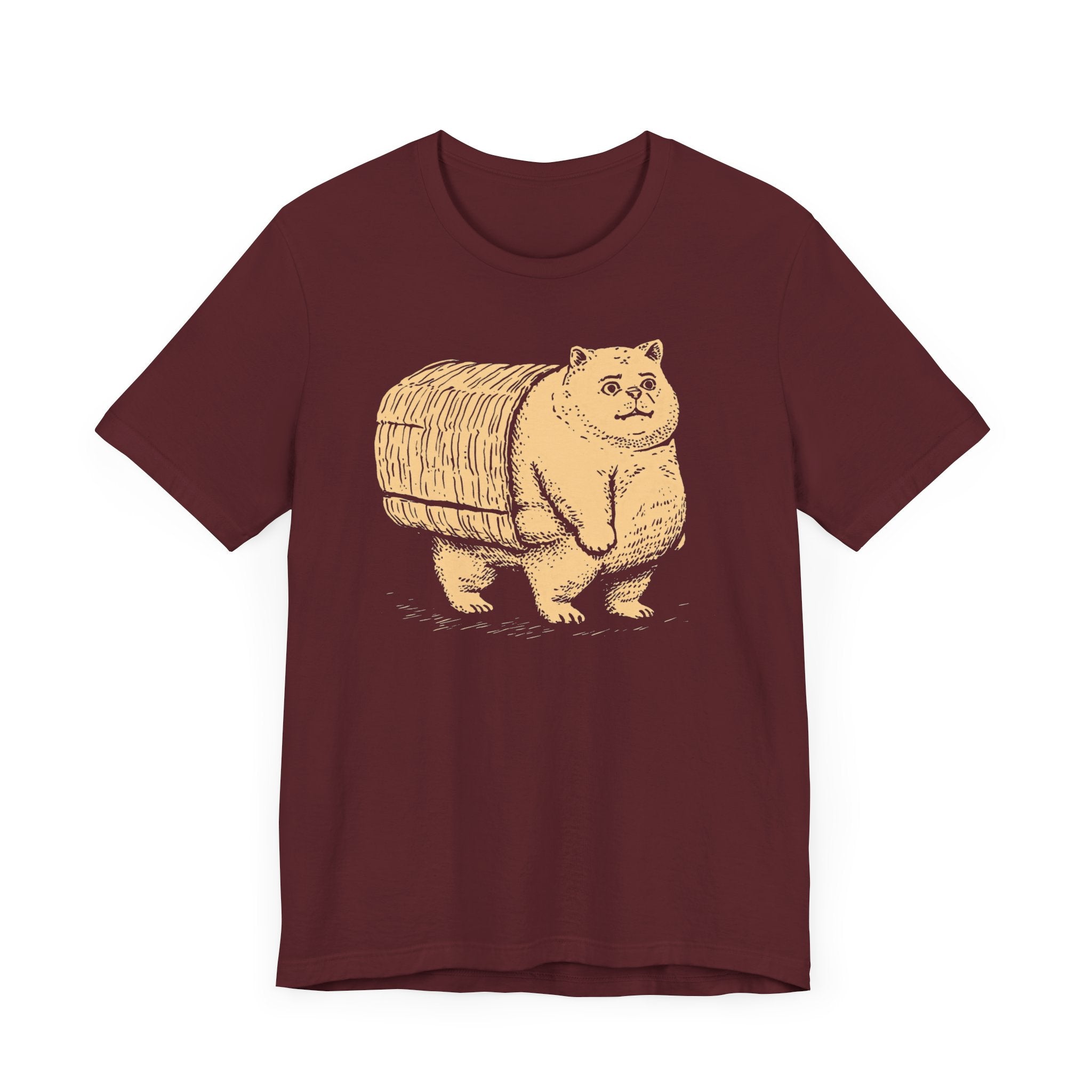 Cat Carrying Basket Graphic Tee