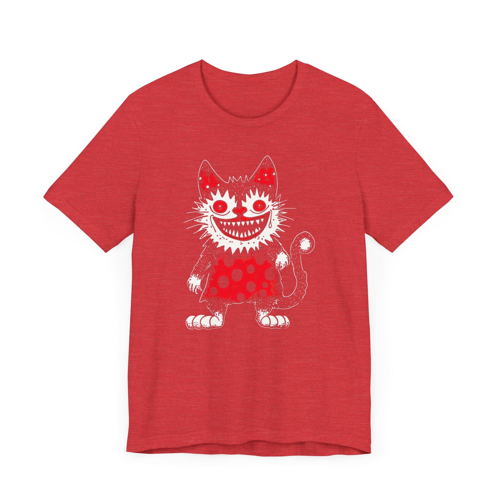 Creepy Polka Dot Cat T-Shirt