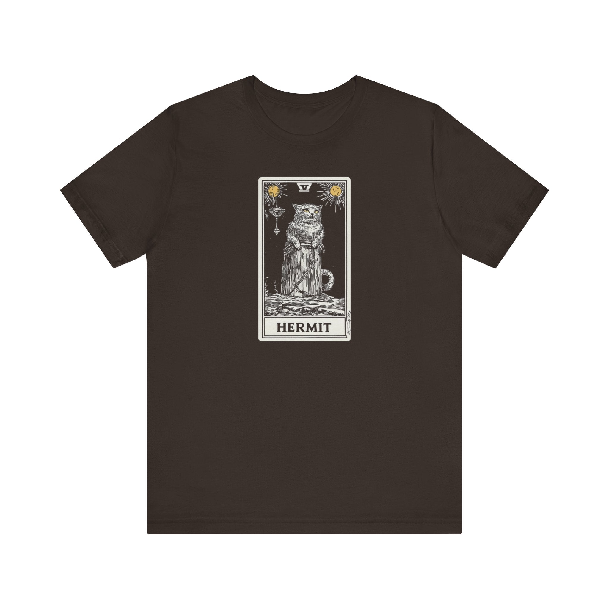 Hermit Tarot Cat T-Shirt