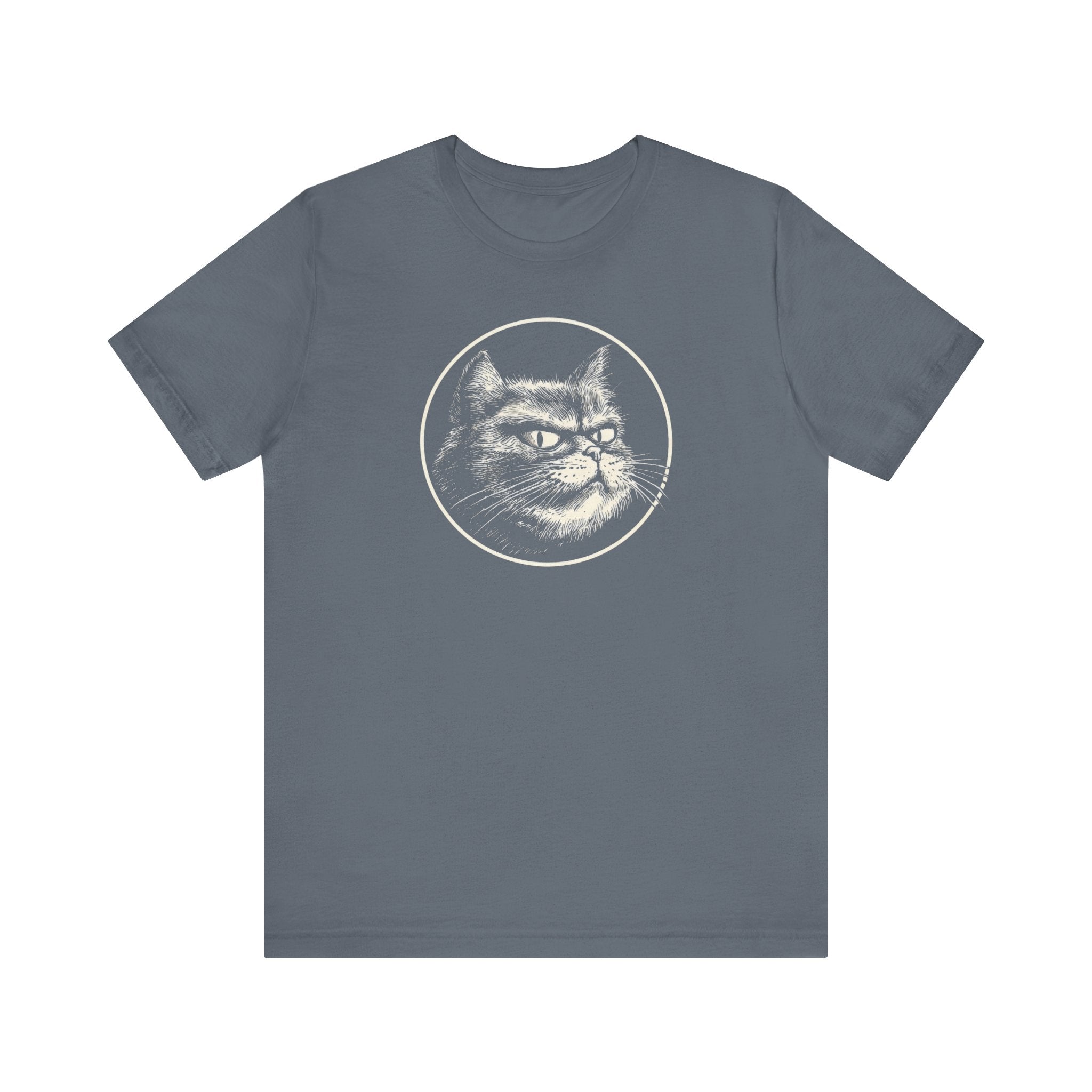 Grumpy Cat Graphic Tee – Vintage Style Cat Lover Shirt
