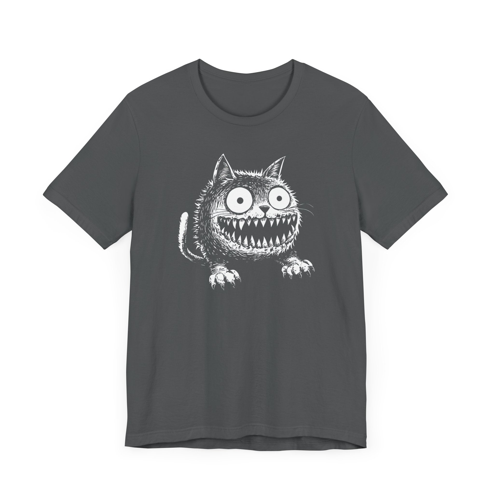 Grinning Creepy Cat T-Shirt