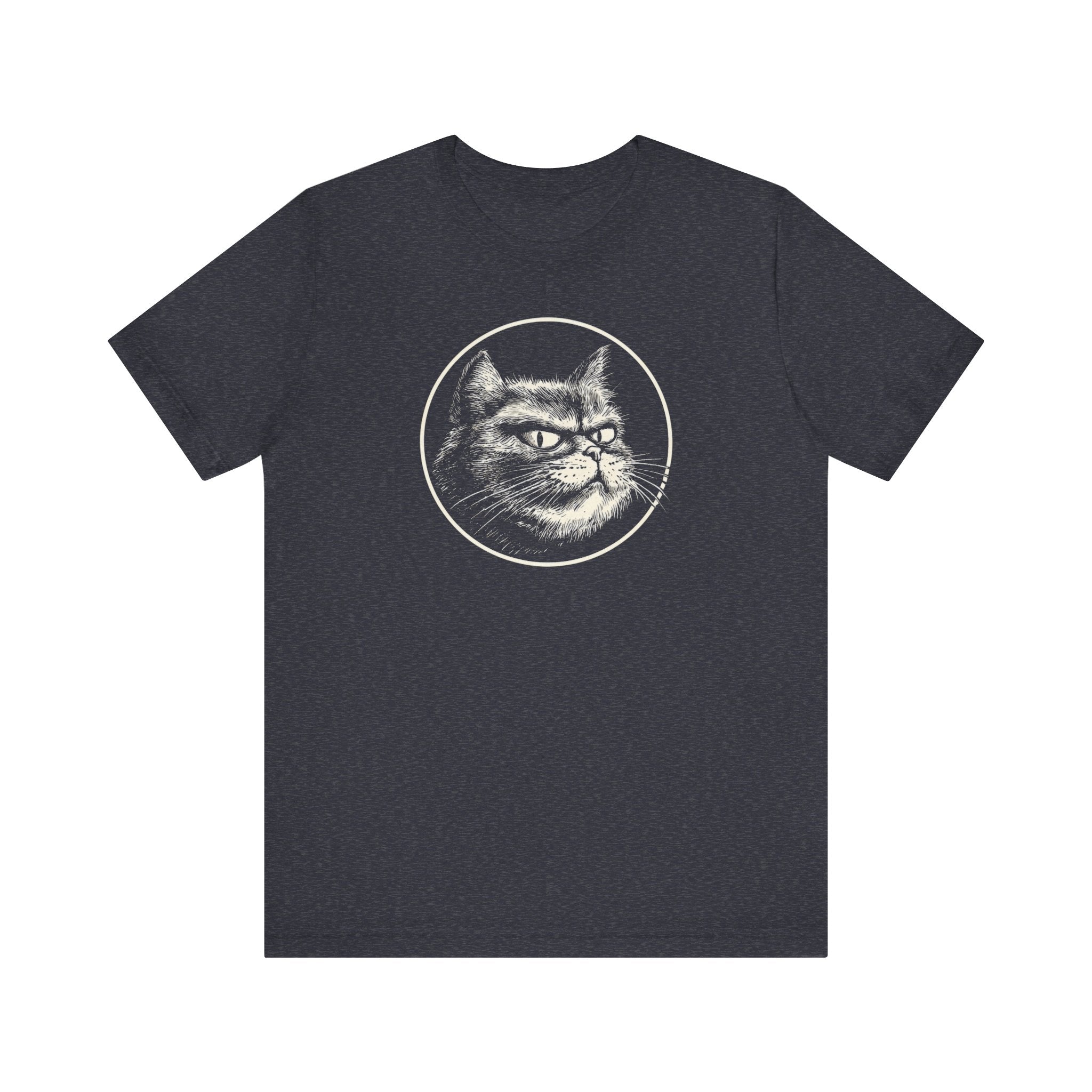 Grumpy Cat Graphic Tee – Vintage Style Cat Lover Shirt