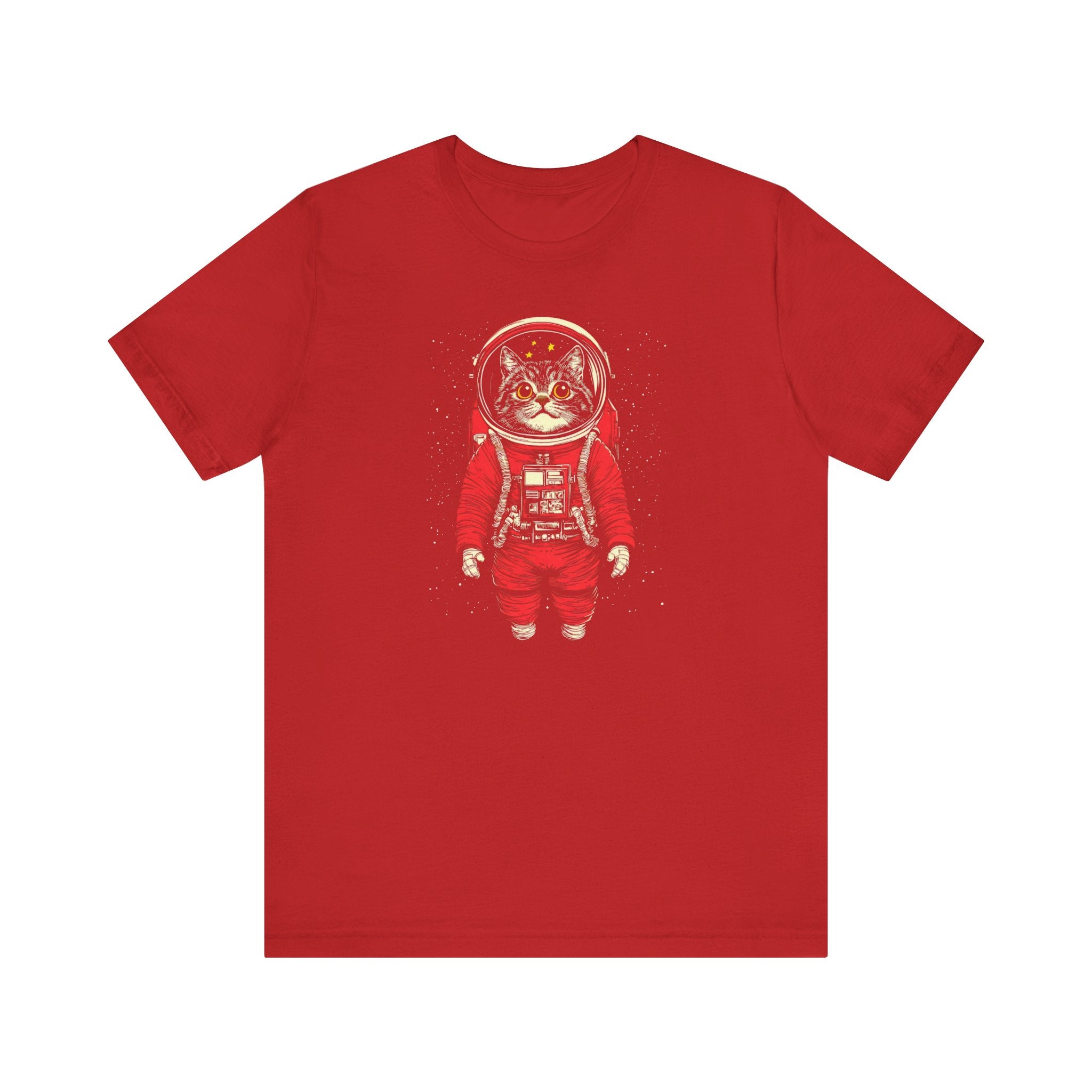Red Spacesuit Cat T-Shirt