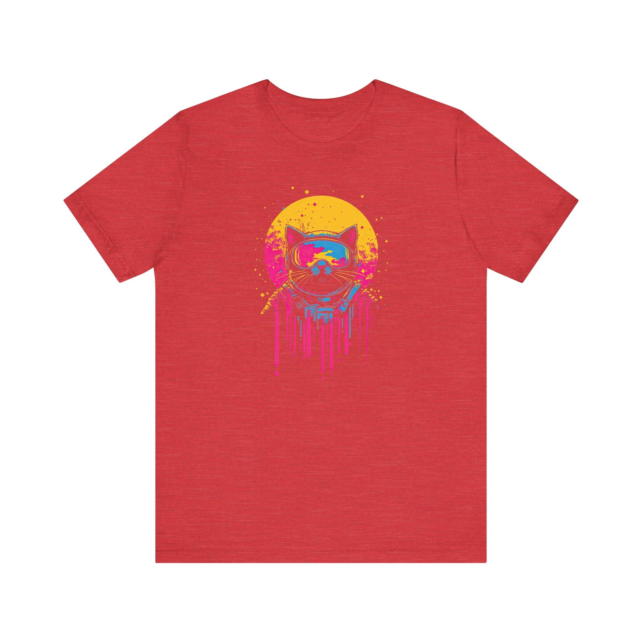 Retro Futuristic Cat T-Shirt