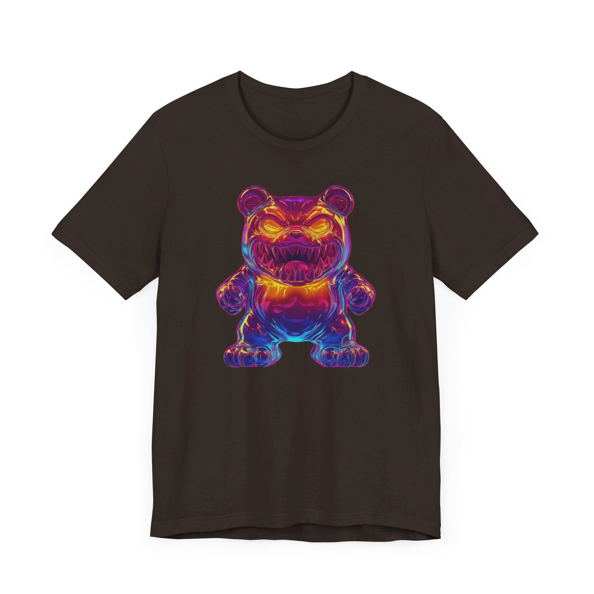 Neon Monster Bear T-Shirt Bold and Playful Design