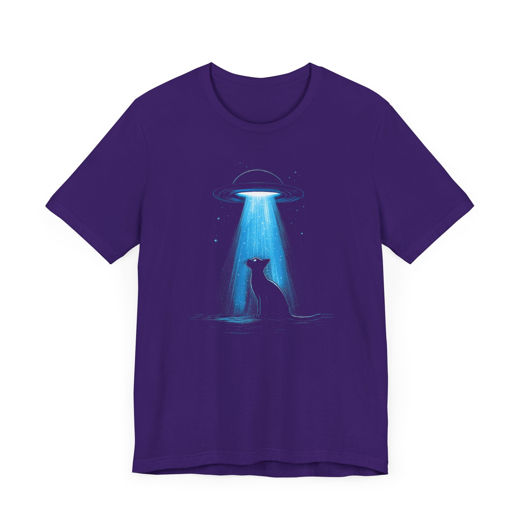 Alien Abduction Cat T-Shirt