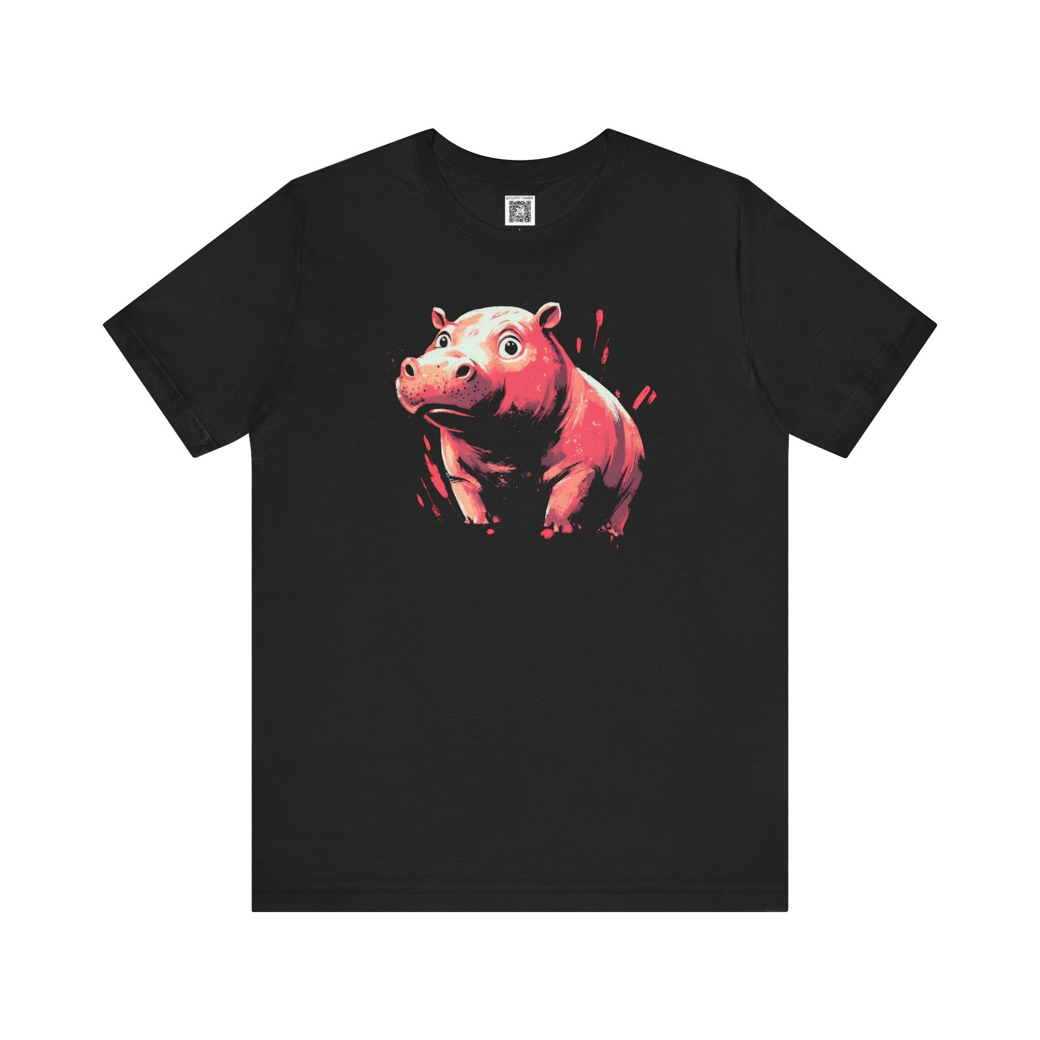 Playful Hippo Graphic Tee