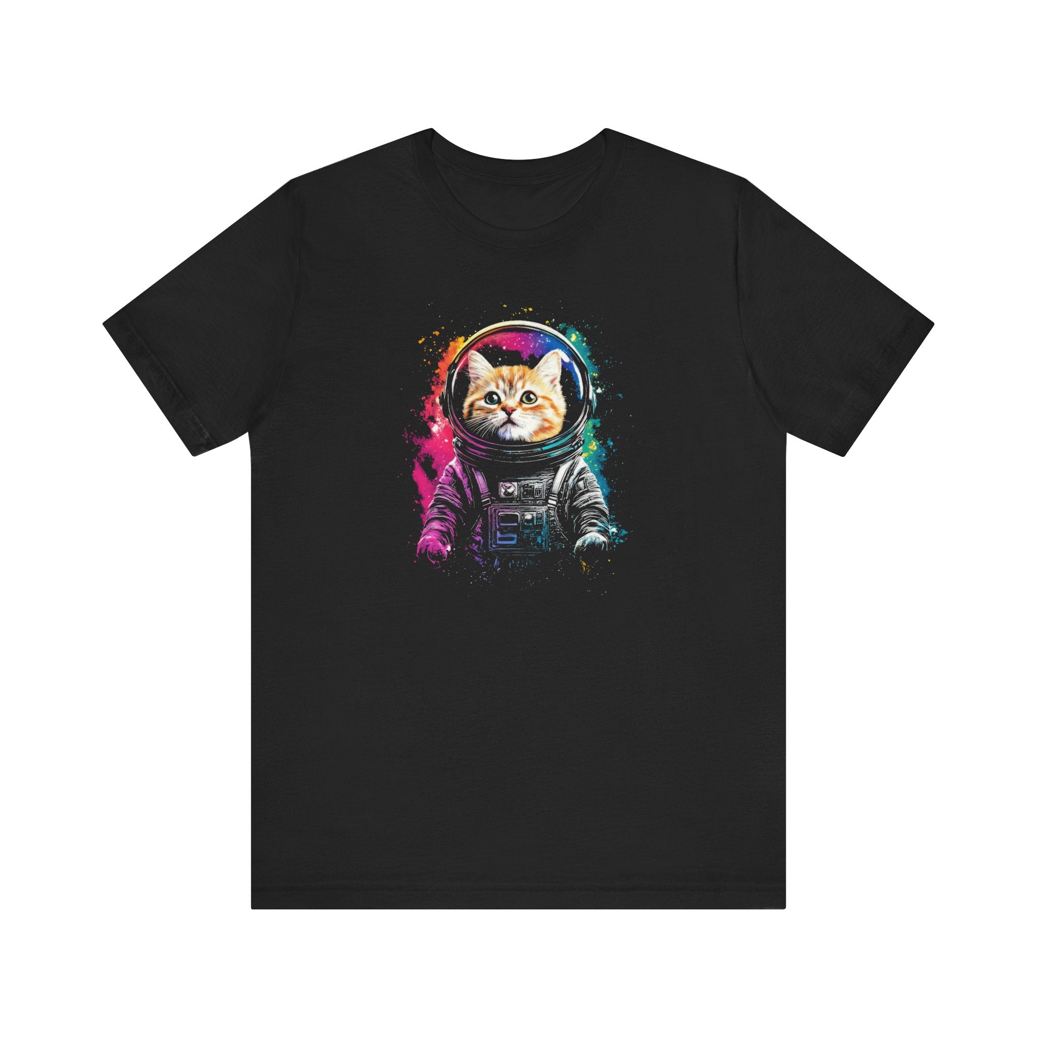 Space Cat Astronaut T-Shirt