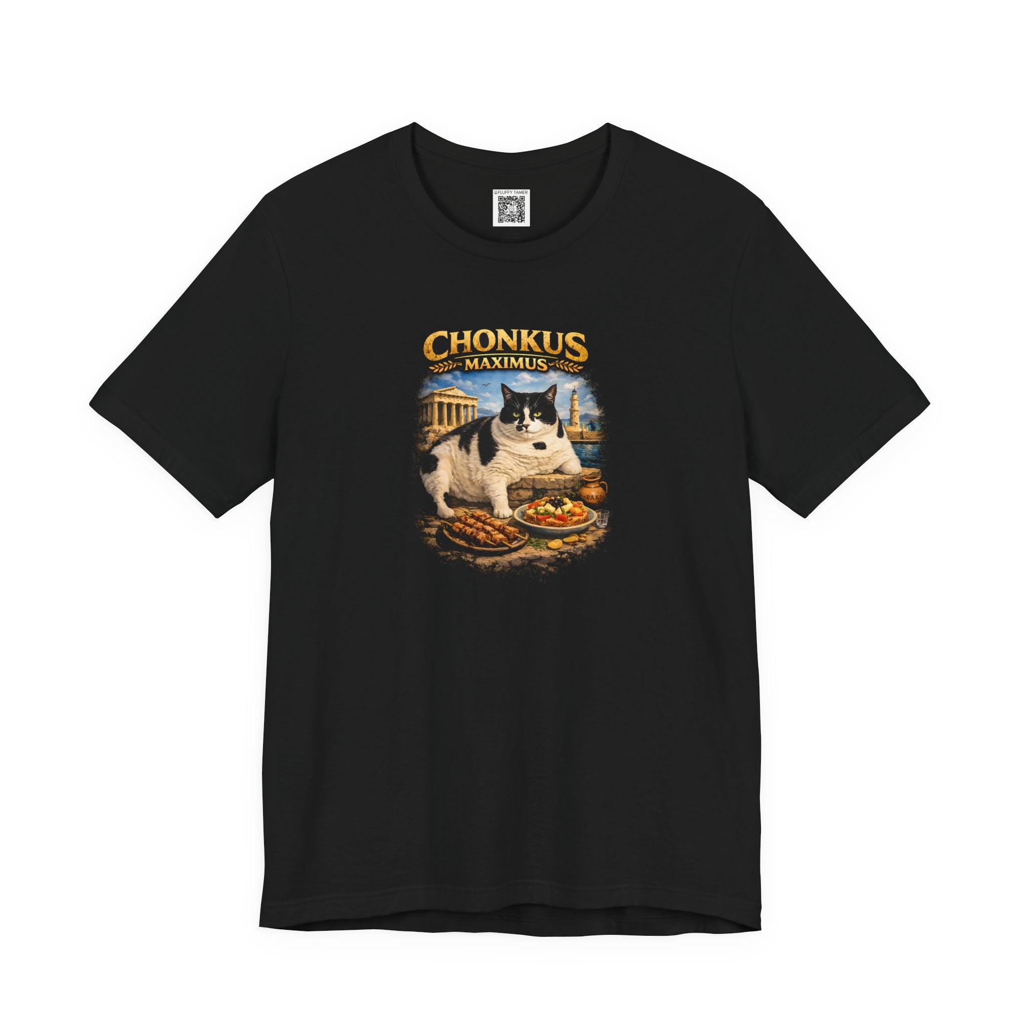Chonkus Maximus Unisex Jersey Short Sleeve Tee (Black)