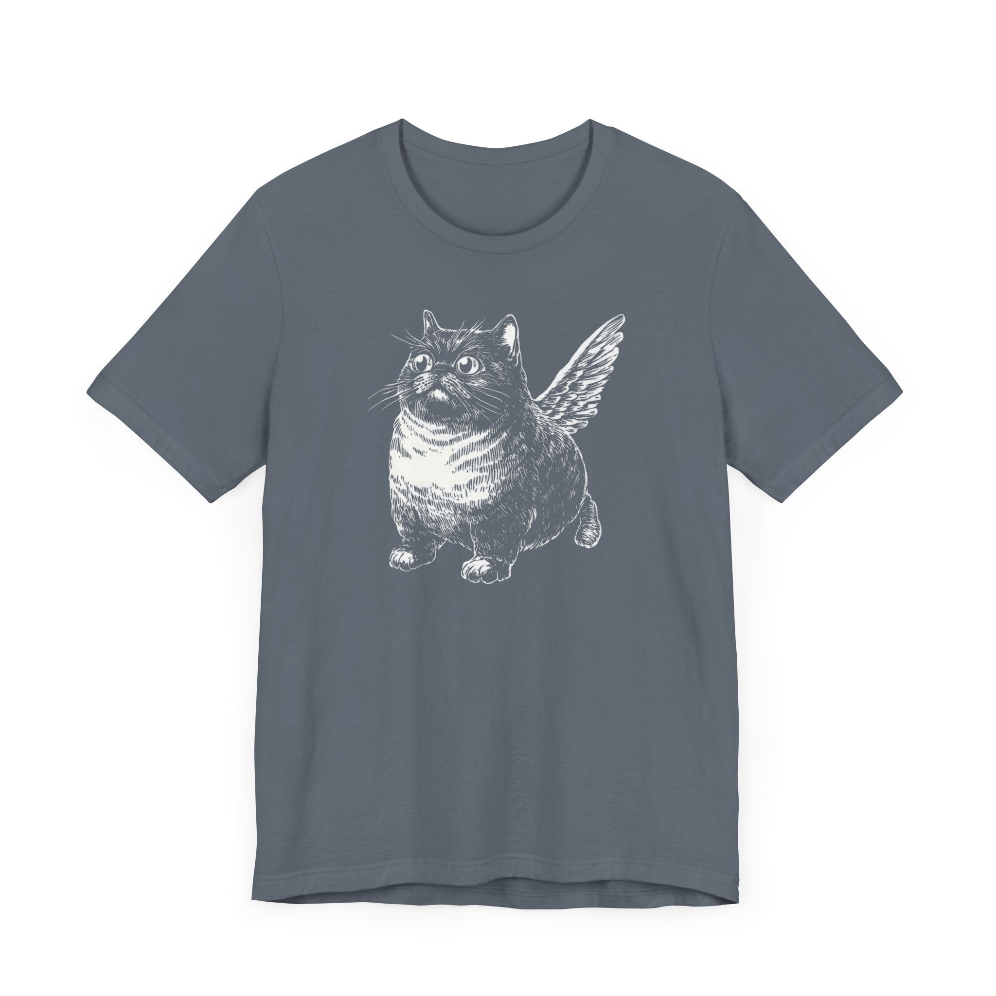 Whimsical Winged Cat T-Shirt
