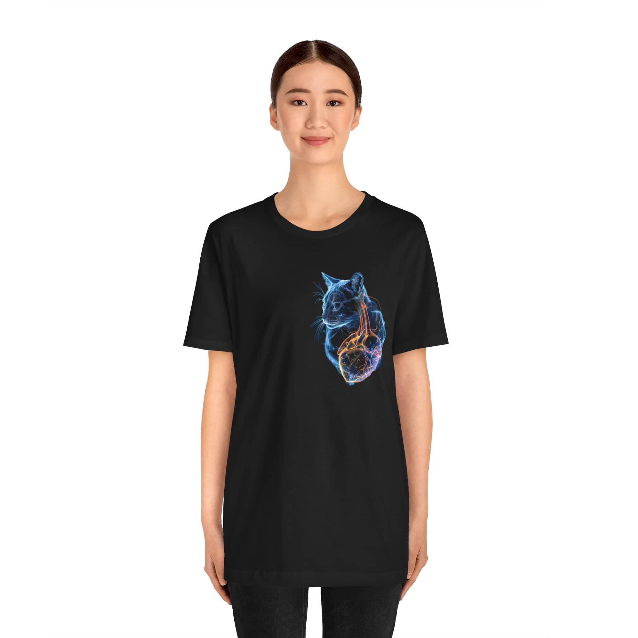 My Cat IS My Heart Unisex Jersey Short Sleeve Tee