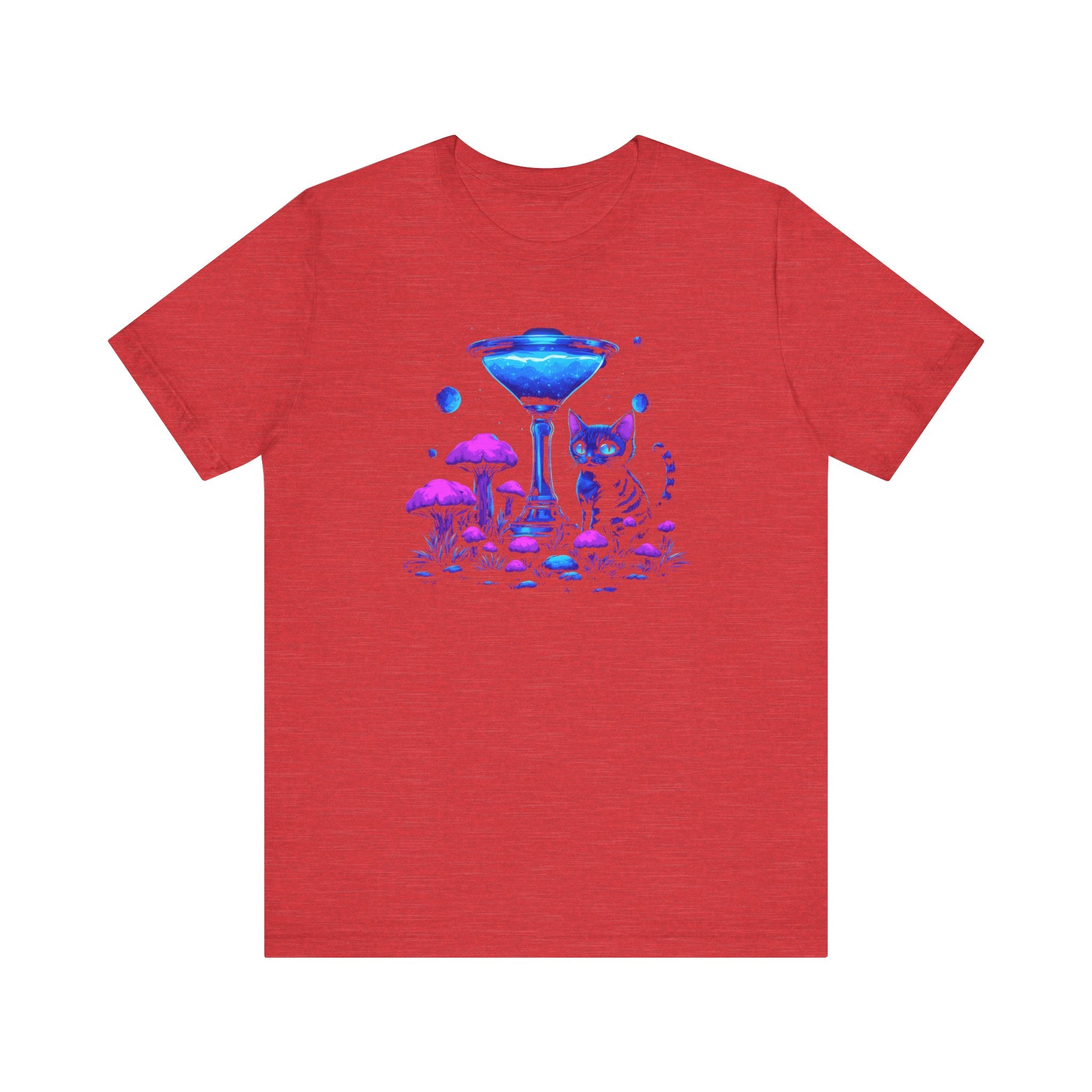 Mystical Neon Cat T-Shirt