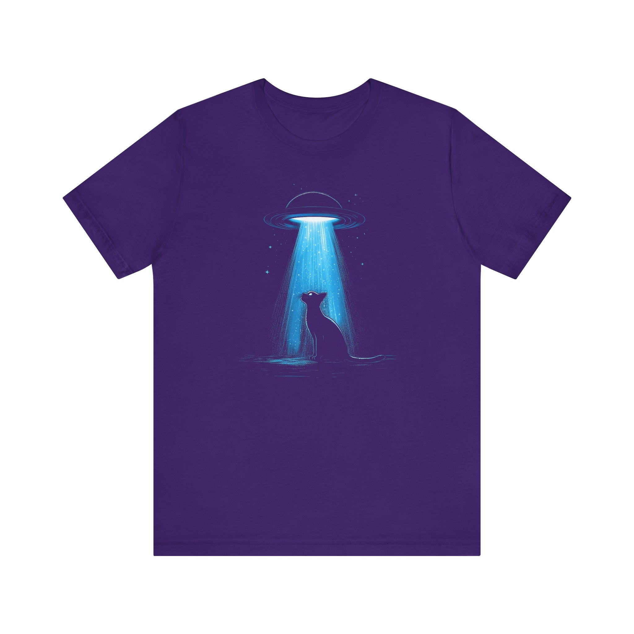 Alien Abduction Cat T-Shirt