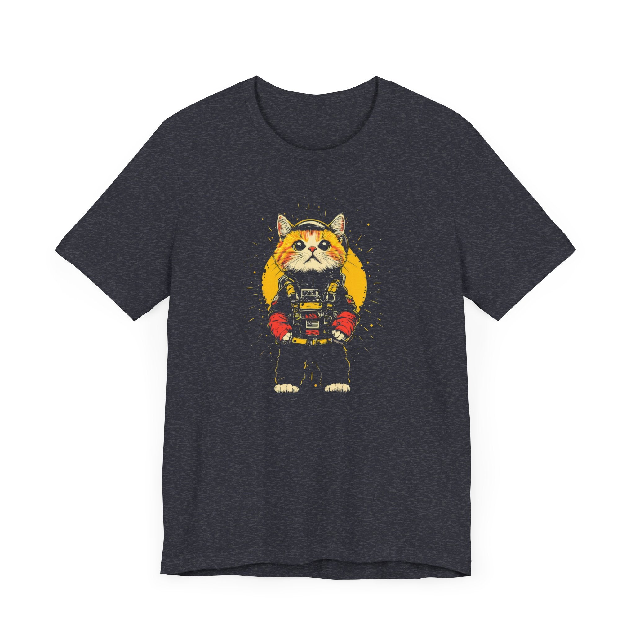 Space Cat Astronaut Graphic Tee