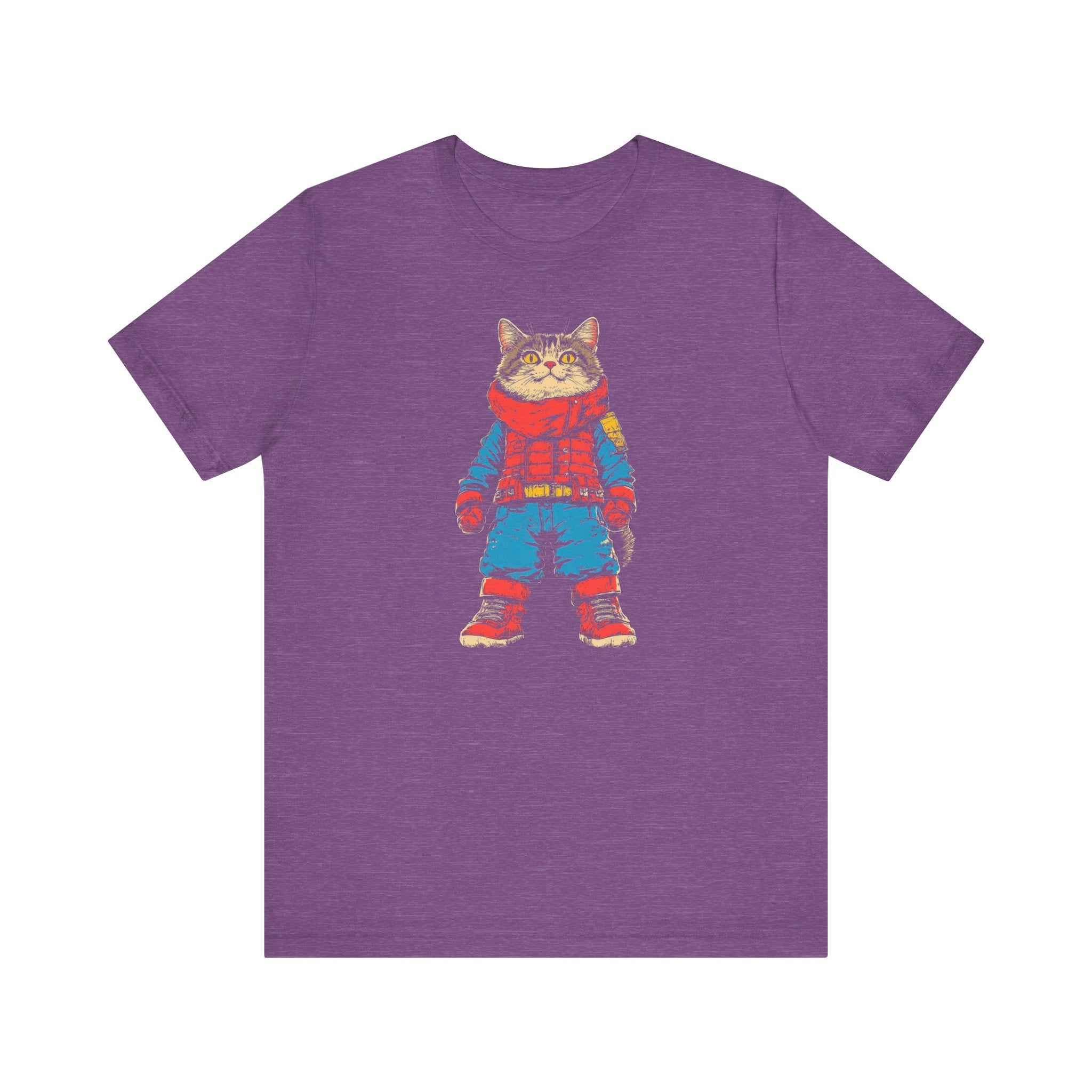 Adventurous Cat Explorer Graphic Tee