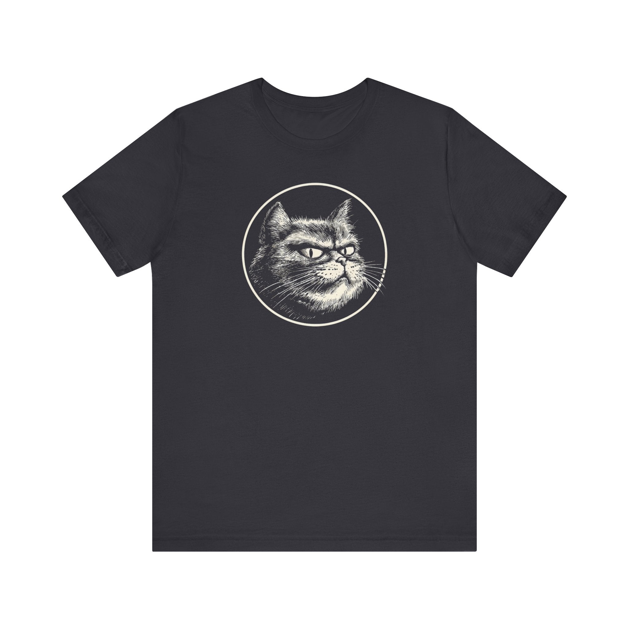 Grumpy Cat Graphic Tee – Vintage Style Cat Lover Shirt